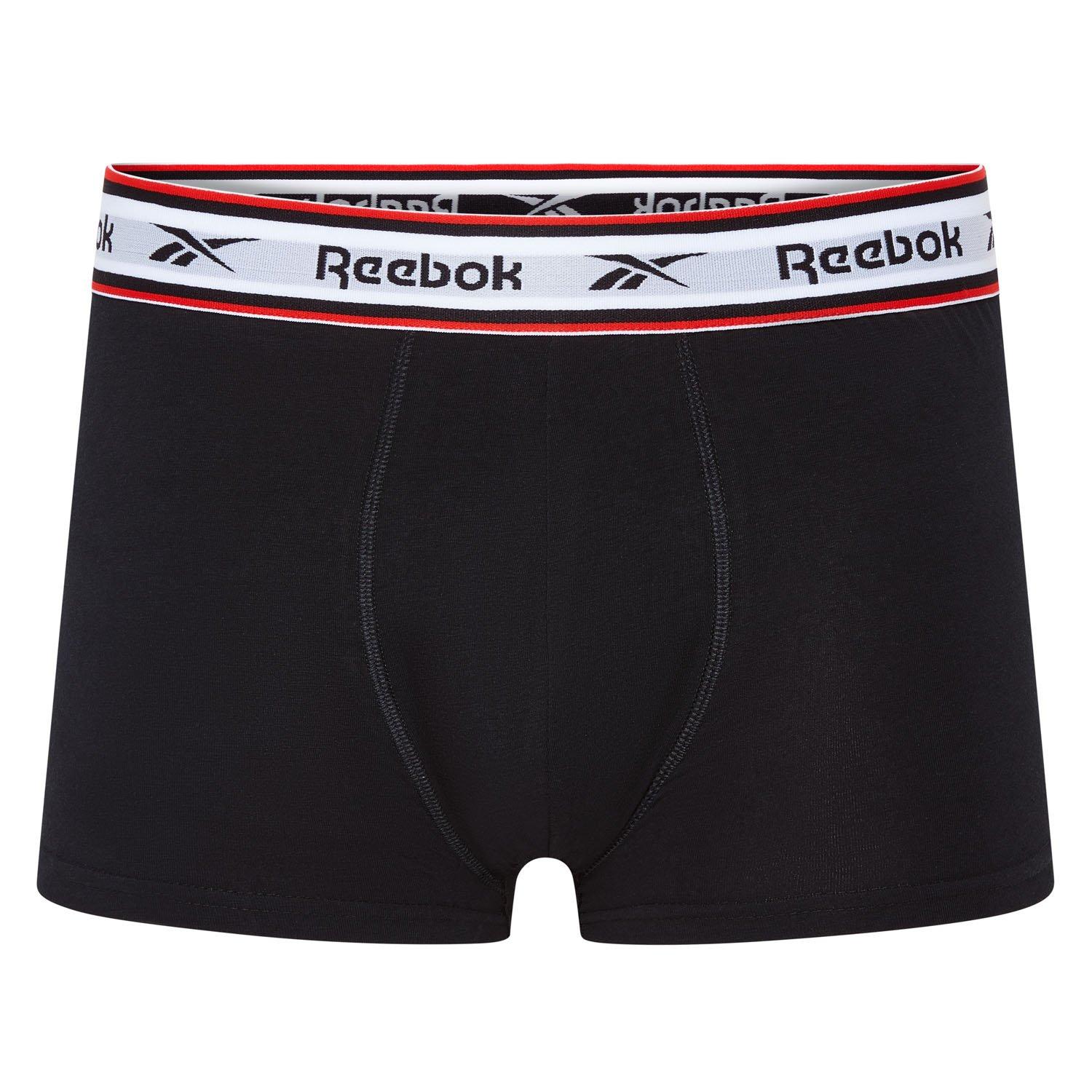 Black - Reebok - 3 Pack Mens Boxer Shorts Barlow - 2