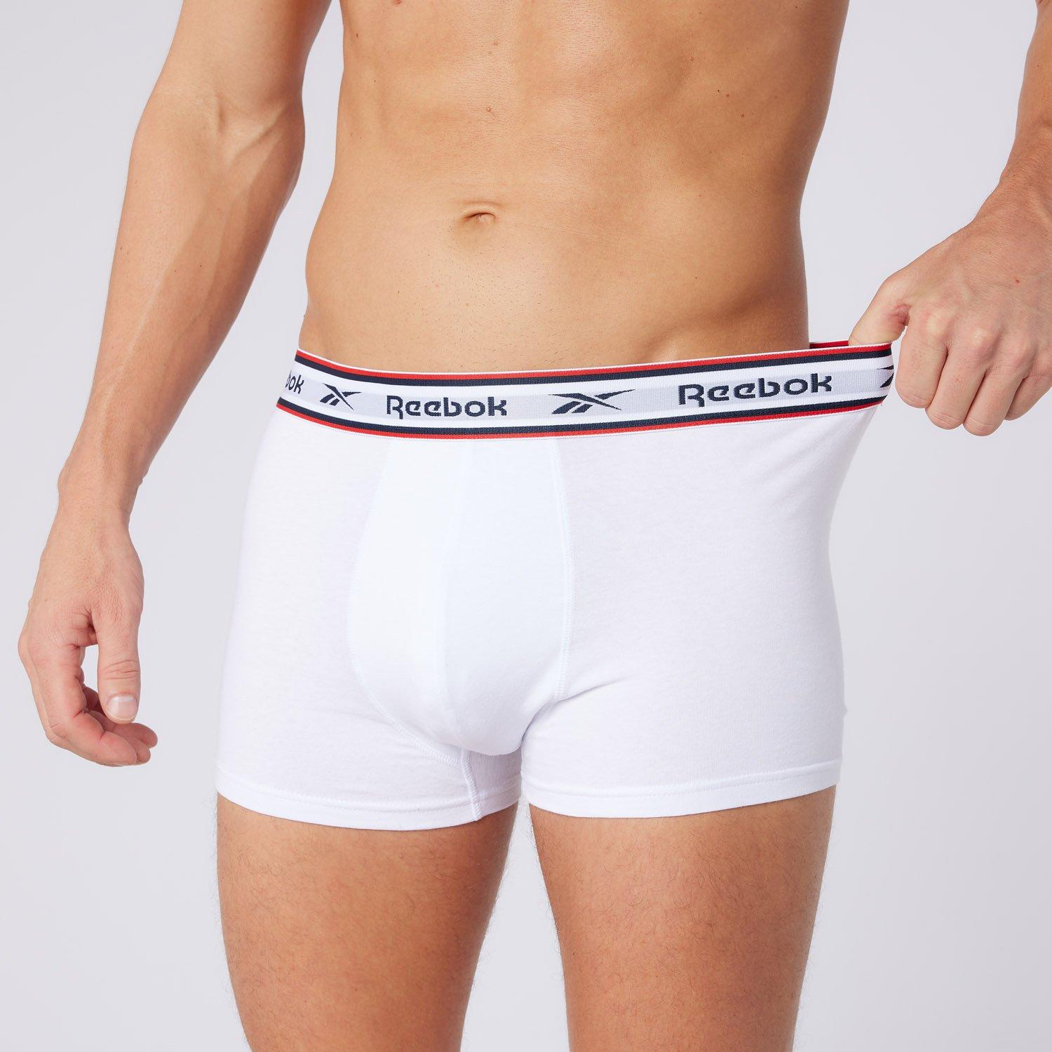 Blk/Wht/Gry - Reebok - 3 Pack Mens Boxer Shorts Barlow - 11
