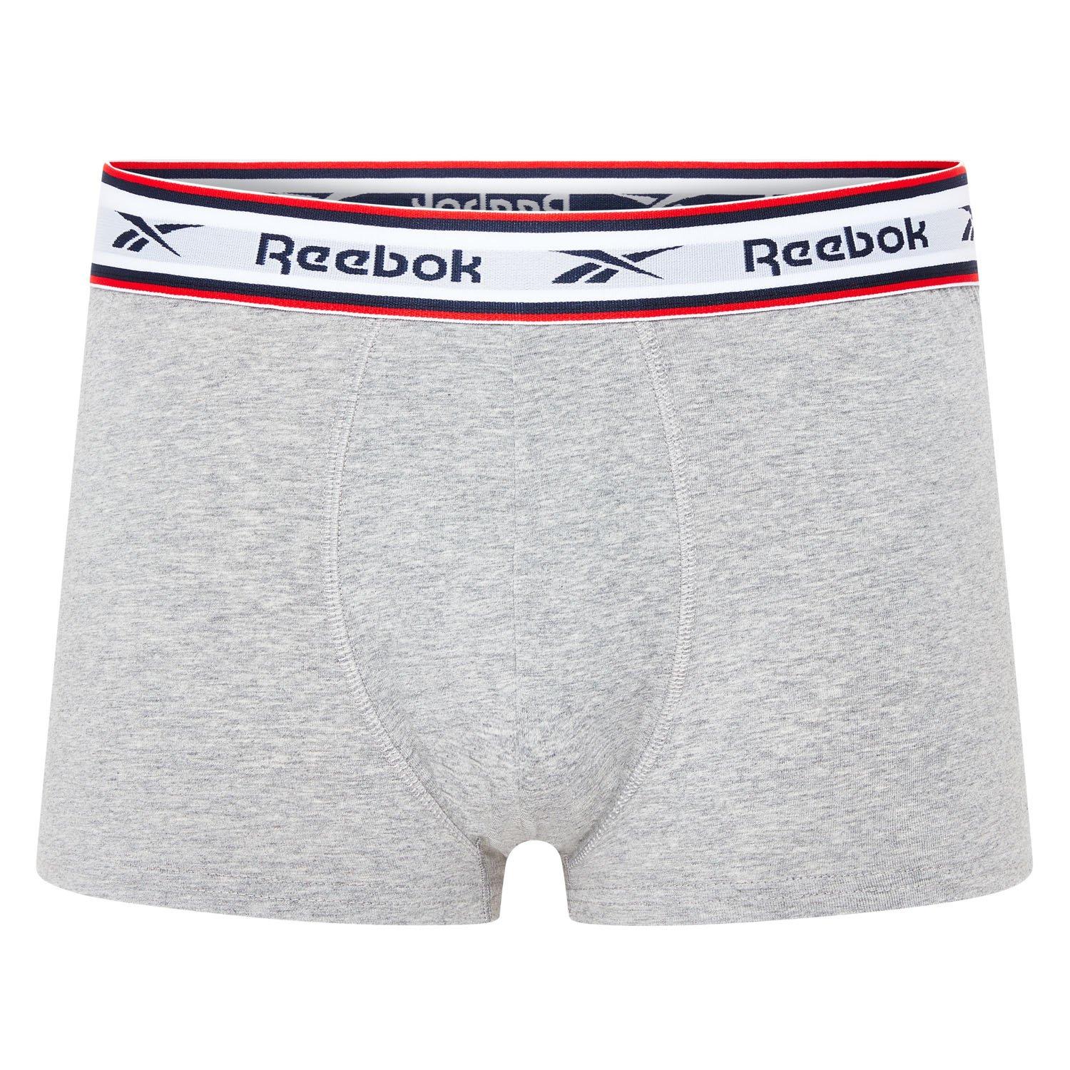 Blk/Wht/Gry - Reebok - 3 Pack Mens Boxer Shorts Barlow - 4