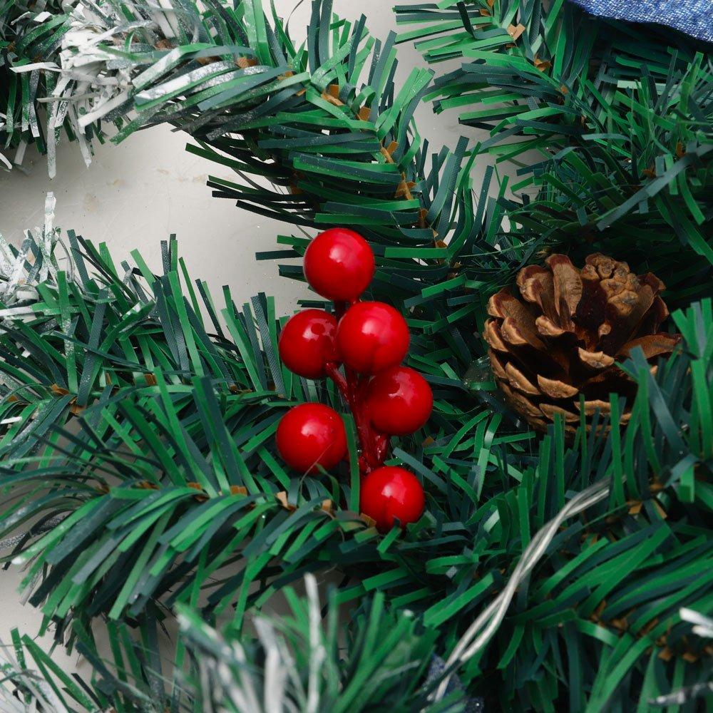 Blue - LIFE IDEAS - 270cm LED Spruce Christmas Garland - 7