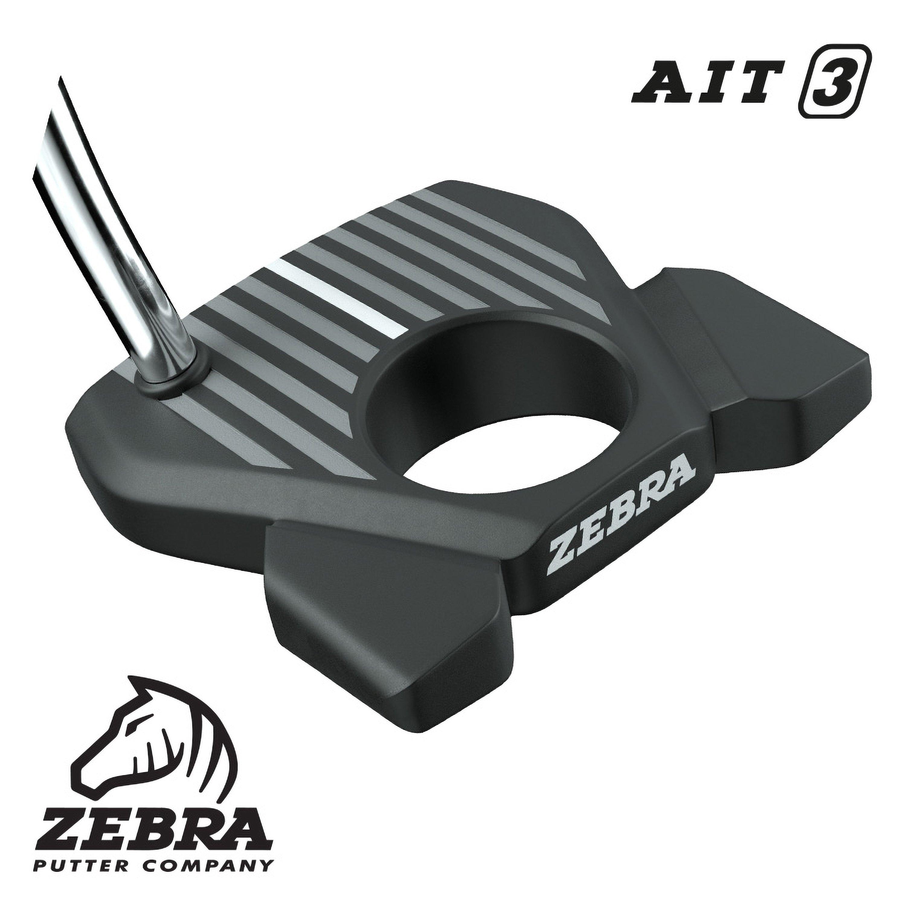 Black - Zebra - Zebra AIT3 Right Handed Putter - 2