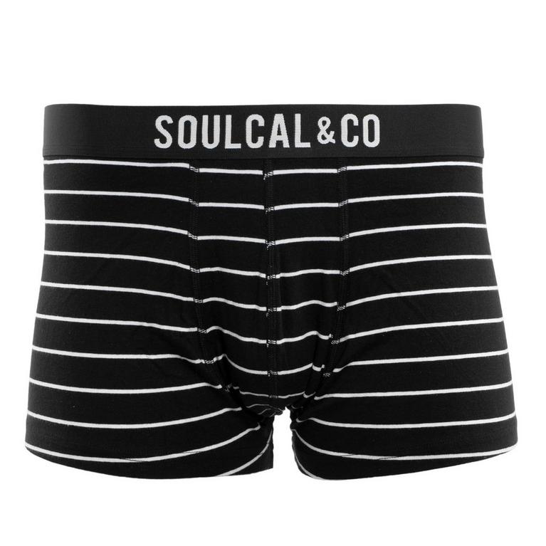 Noir - SoulCal - 2 Pack Modal Boxer Shorts - 7