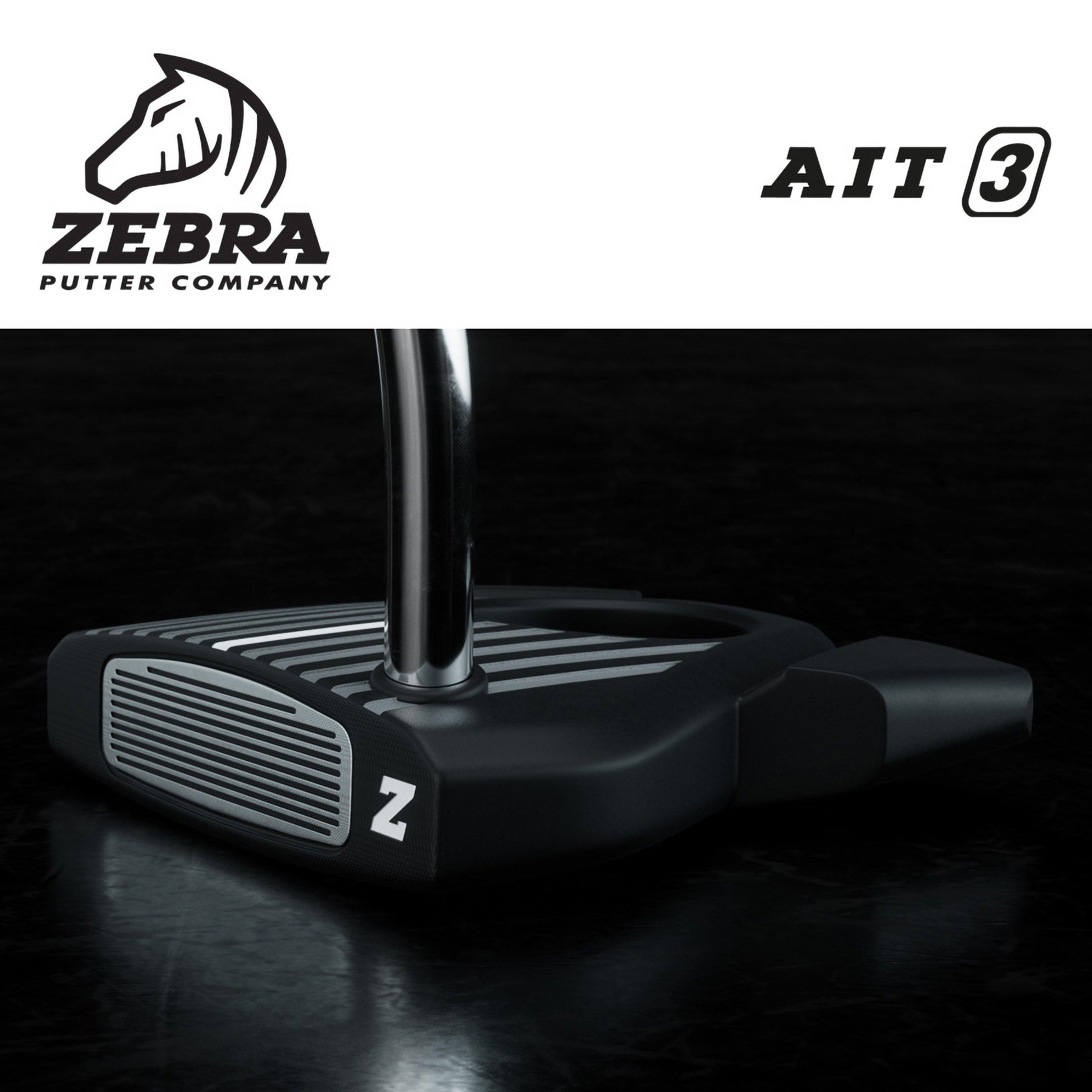 Black - Zebra - Zebra AIT3 Right Handed Putter - 5