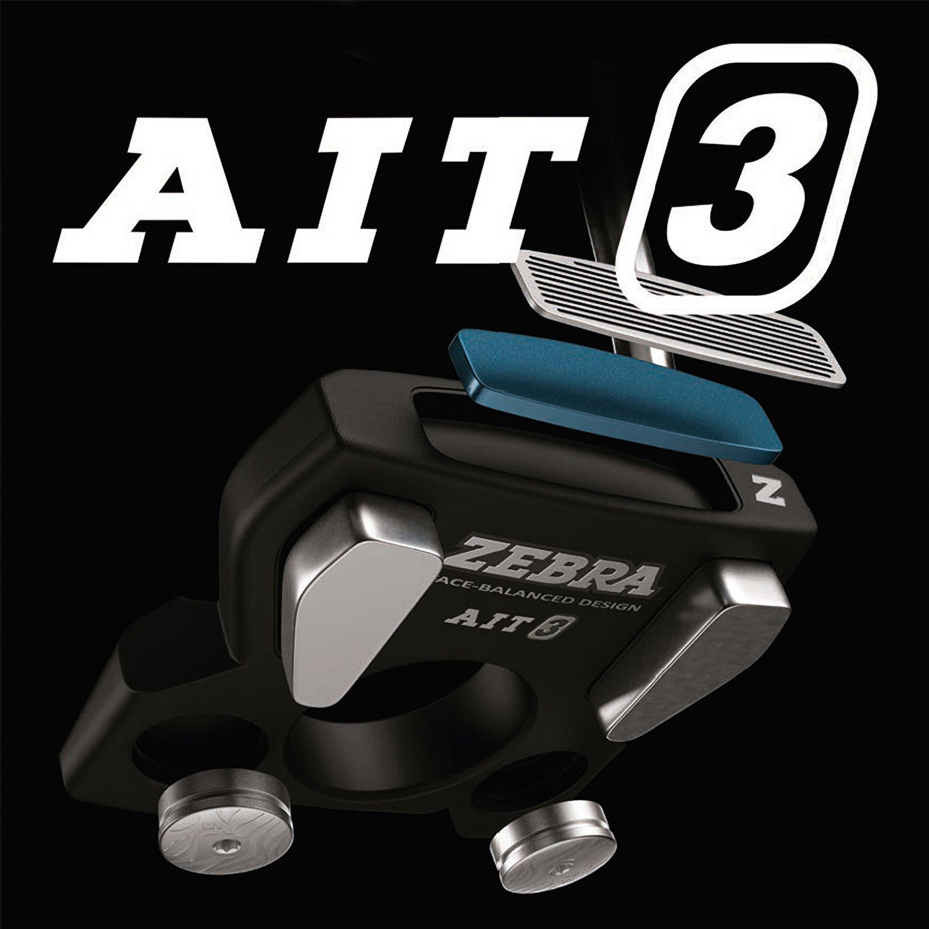 Black - Zebra - Zebra AIT3 Right Handed Putter - 7