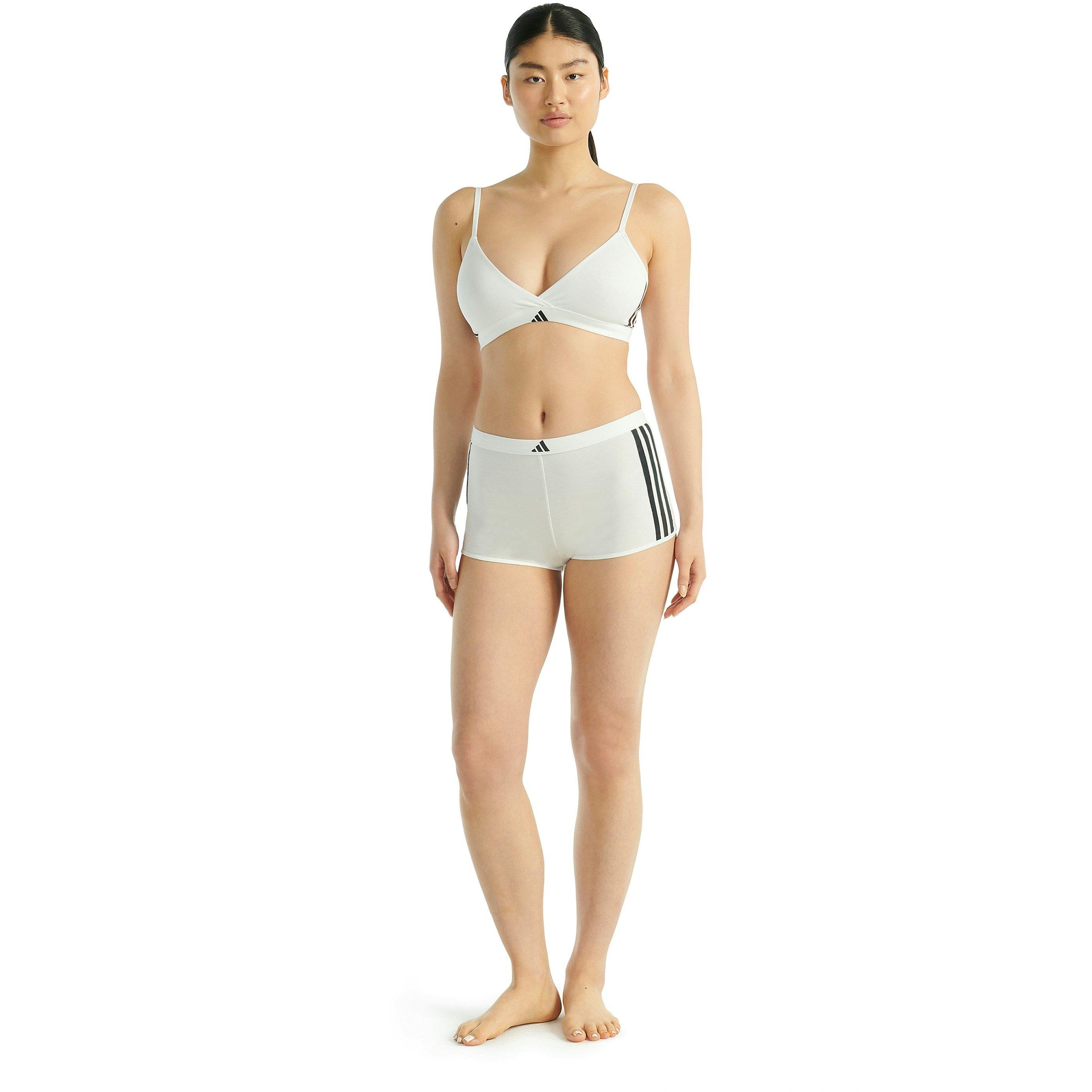 Weiß - adidas - Adidas TRIANGLE WRAP BRALETTE - 2