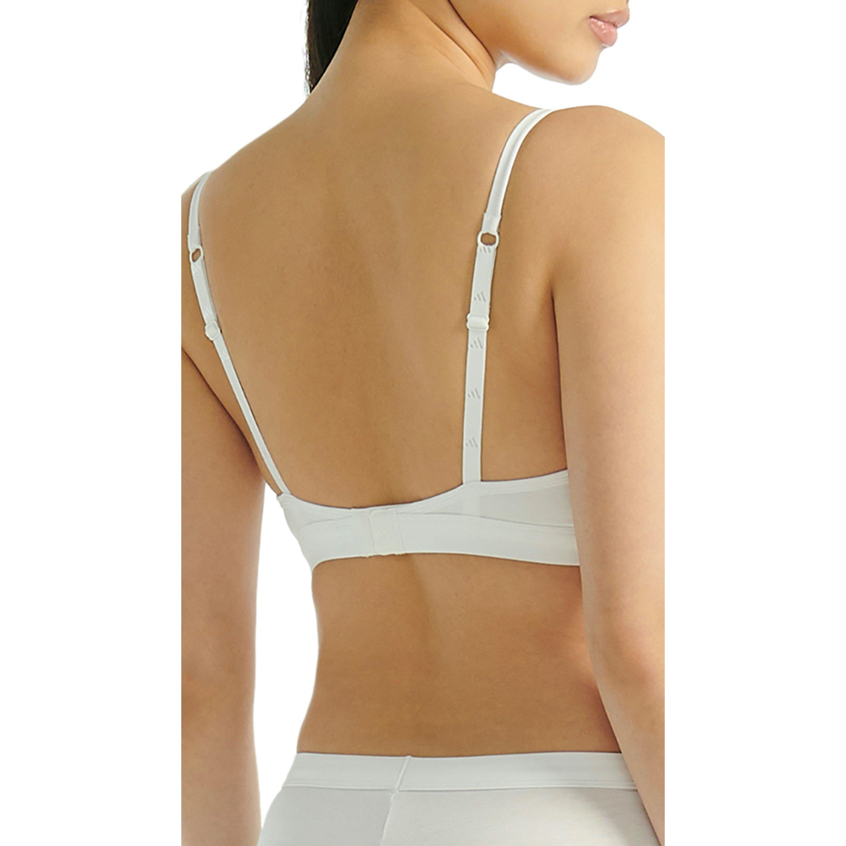 Weiß - adidas - Adidas TRIANGLE WRAP BRALETTE - 5