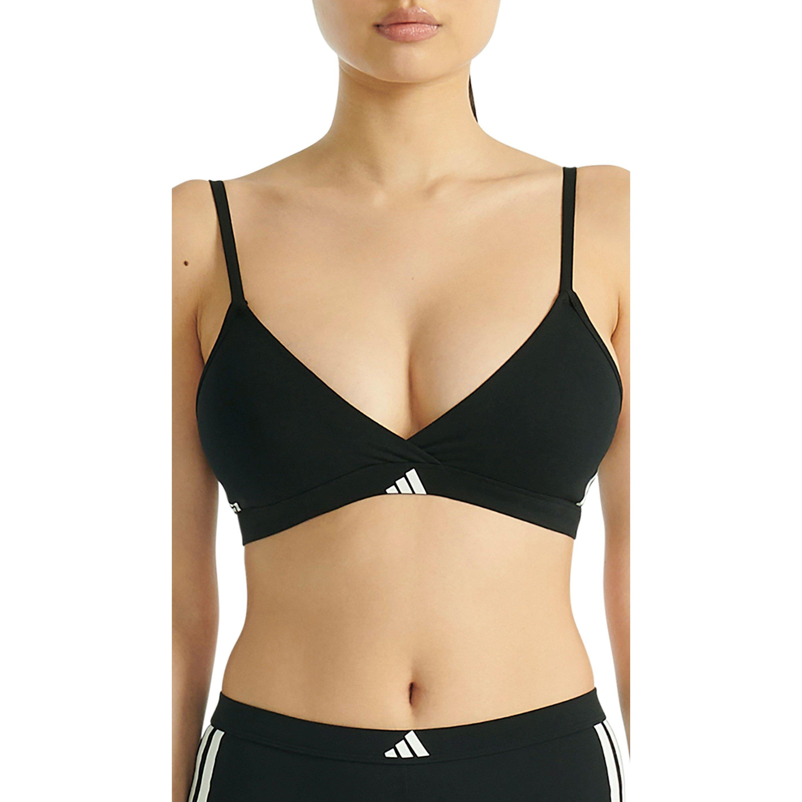 Crna - adidas - Adidas TRIANGLE WRAP BRALETTE - 3