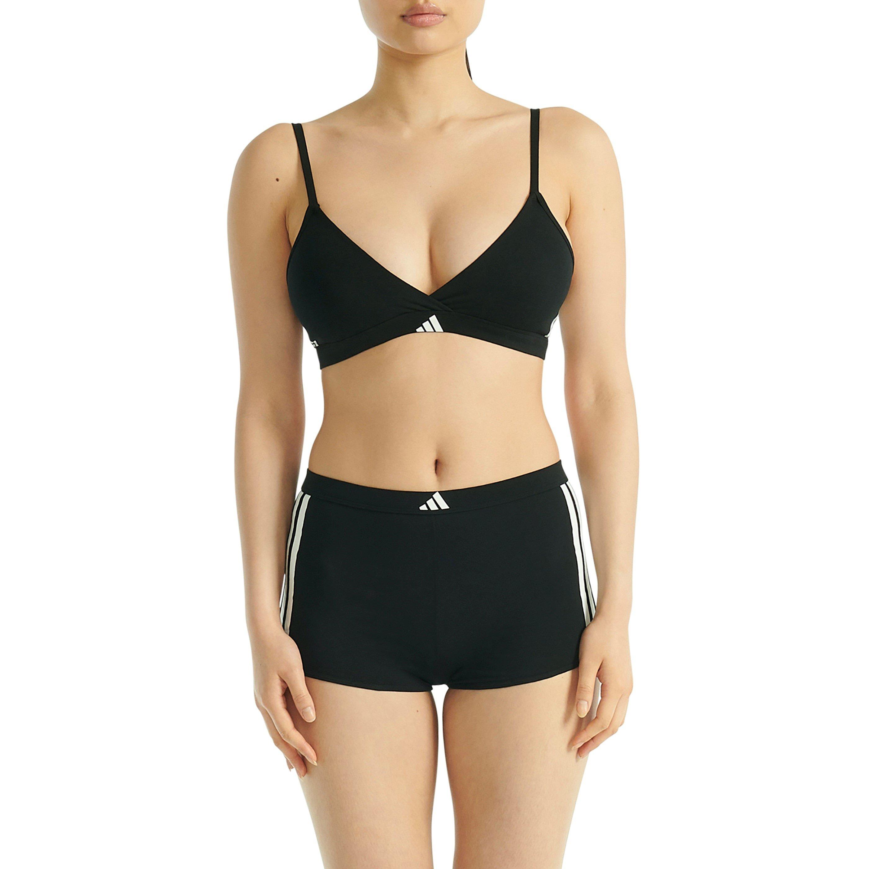 Crna - adidas - Adidas TRIANGLE WRAP BRALETTE - 6