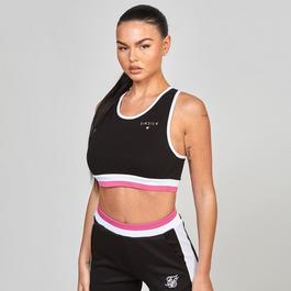 SikSilk Ribbed Bralette Womens