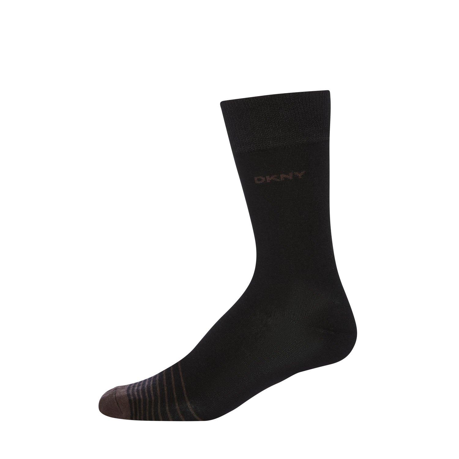 Zwart - DKNY - 6 pack Mens Socks Ross - 3