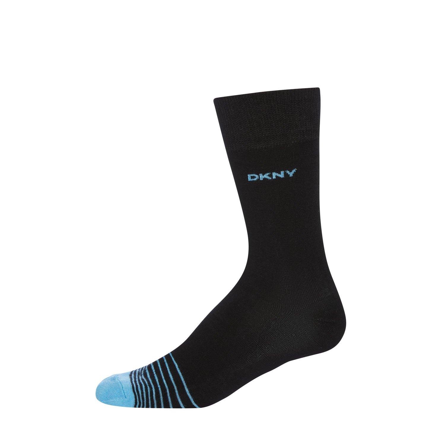 Zwart - DKNY - 6 pack Mens Socks Ross - 5