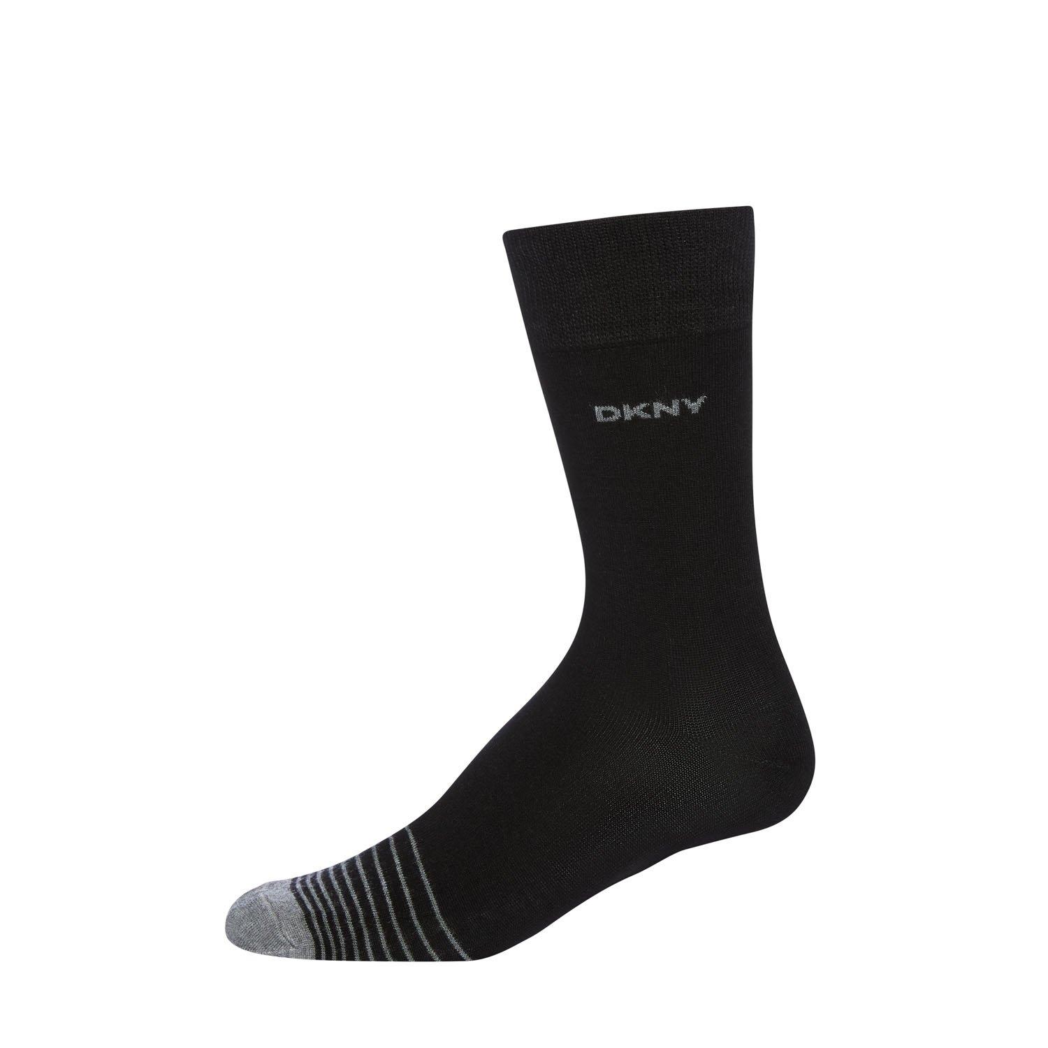 Zwart - DKNY - 6 pack Mens Socks Ross - 6