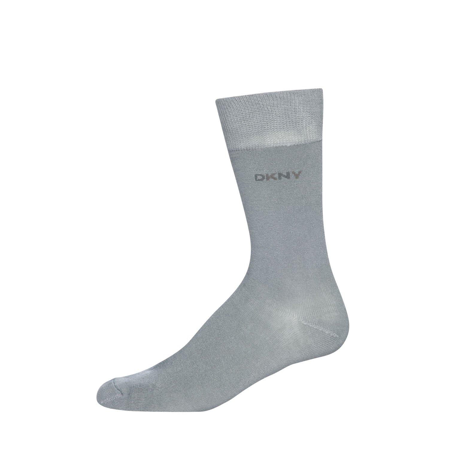 Blau/Grau/Khaki - DKNY - DKNY 6 pack Mens Socks Rost - 3
