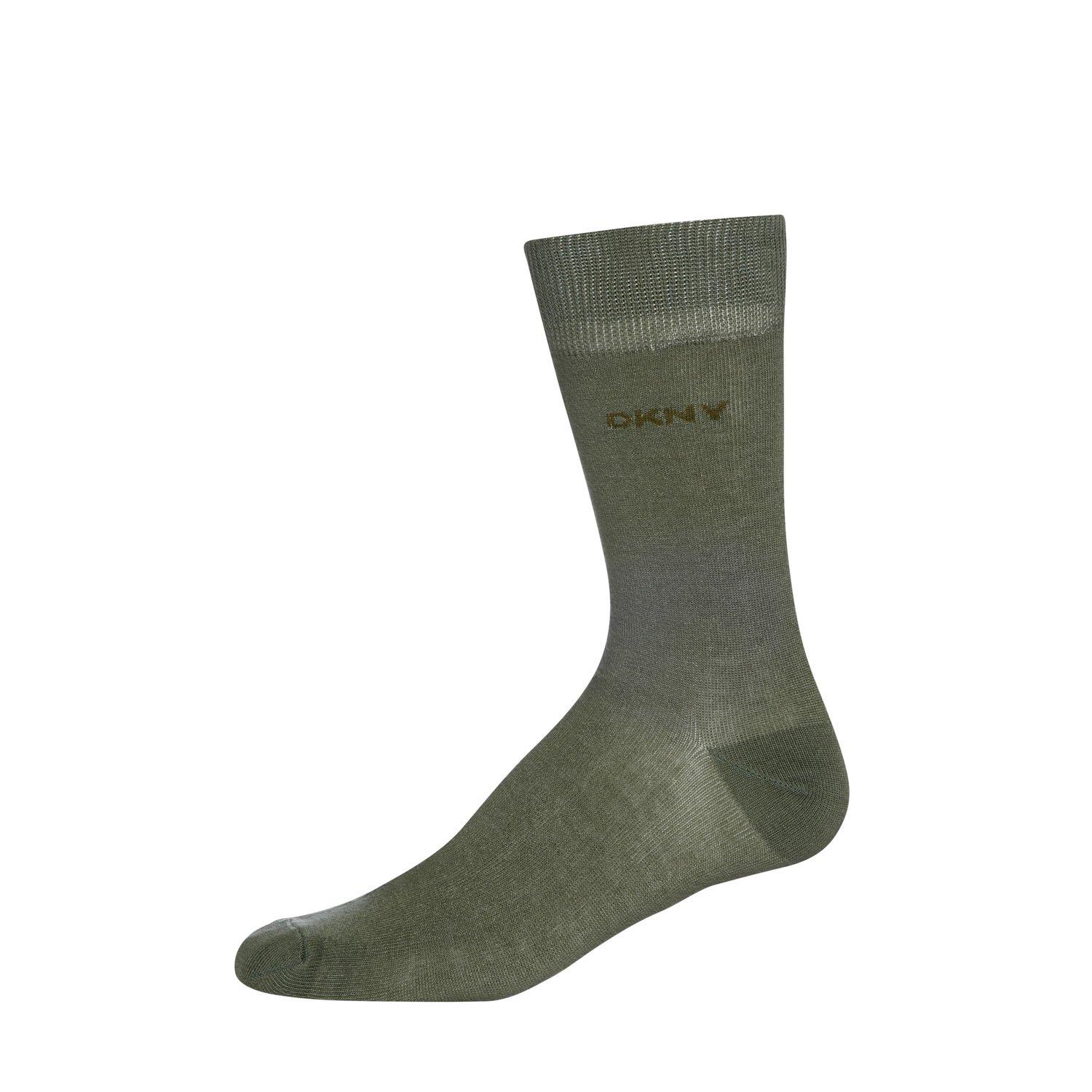 Blau/Grau/Khaki - DKNY - DKNY 6 pack Mens Socks Rost - 6