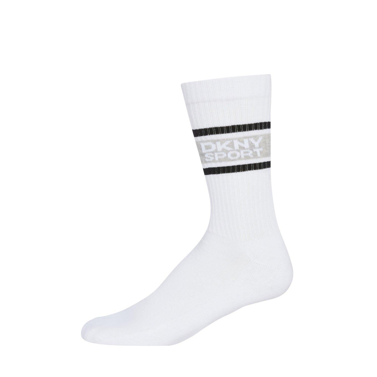 Branco - DKNY - DKNY 6 pack Mens Sports Socks Nevins - 4