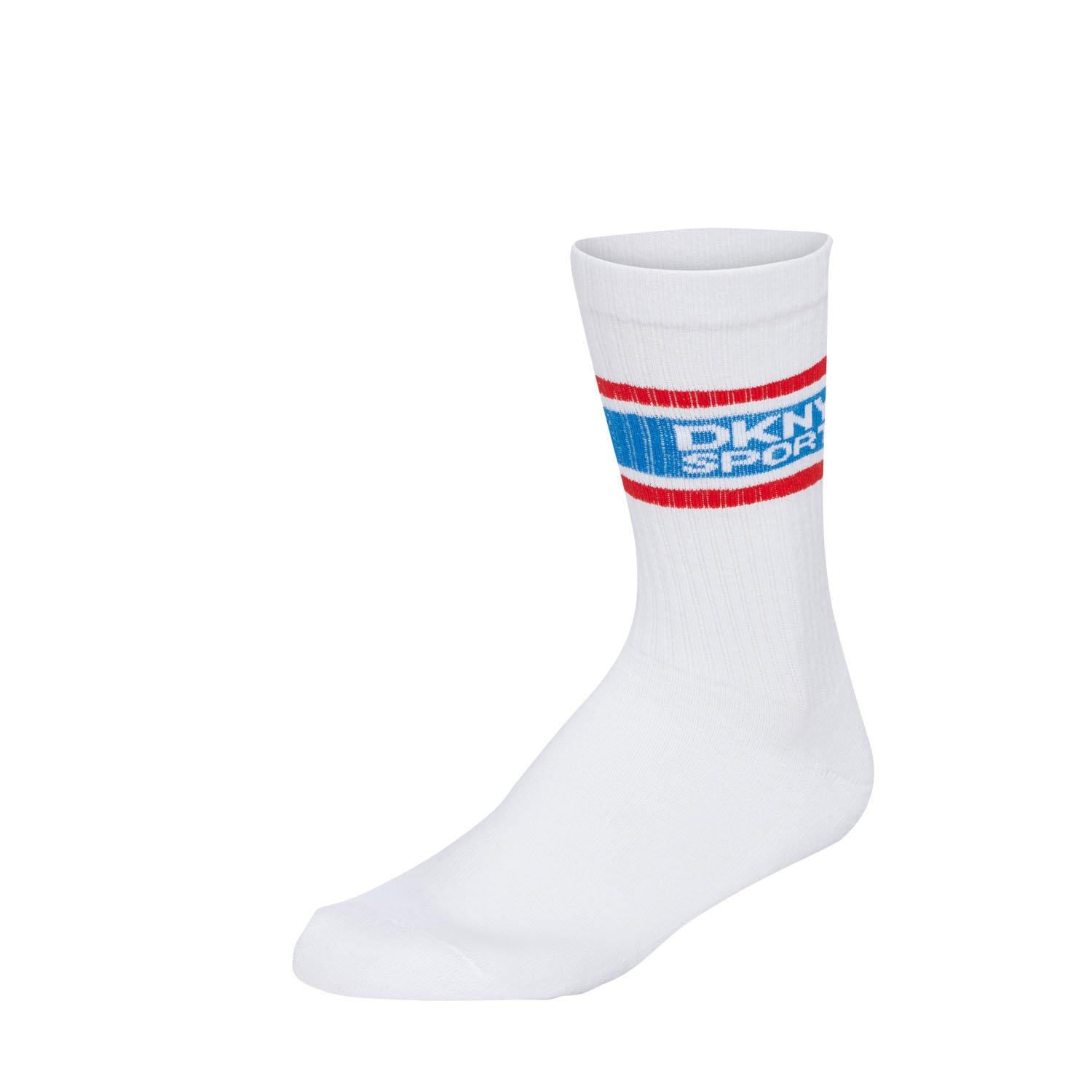 Branco - DKNY - DKNY 6 pack Mens Sports Socks Nevins - 5