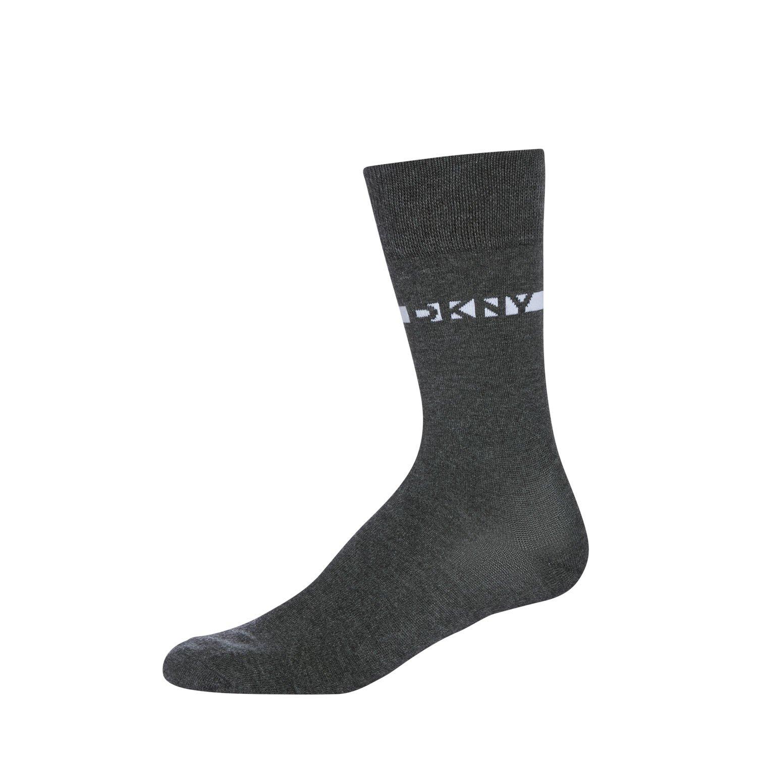 Cinza/Marinho/Carvão - DKNY - DKNY 6 pack Mens Socks Jay - 7