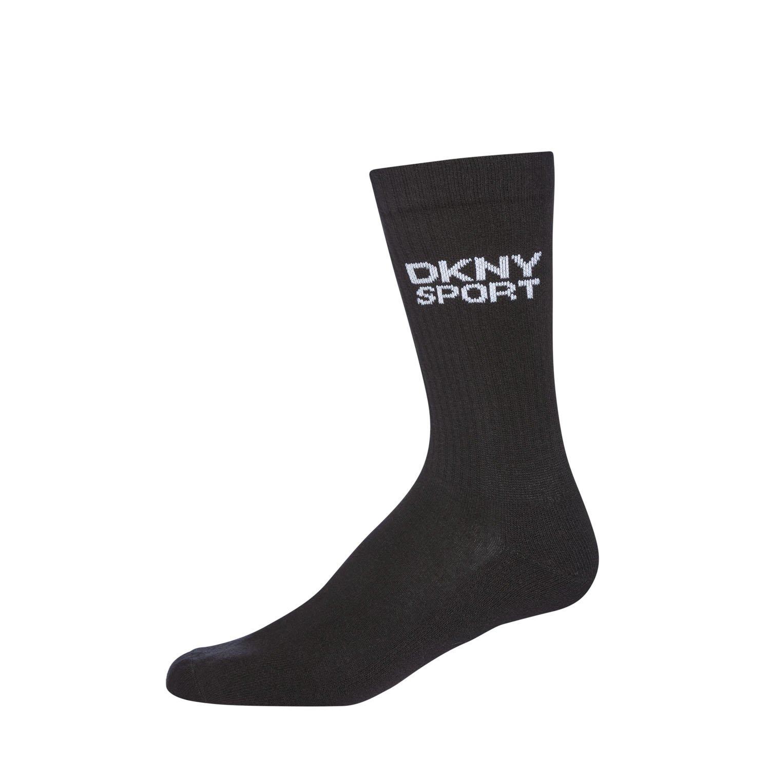 Zwart/Wit/Grijs - DKNY - DKNY 6 pack Mens Sports Socks Radde - 2