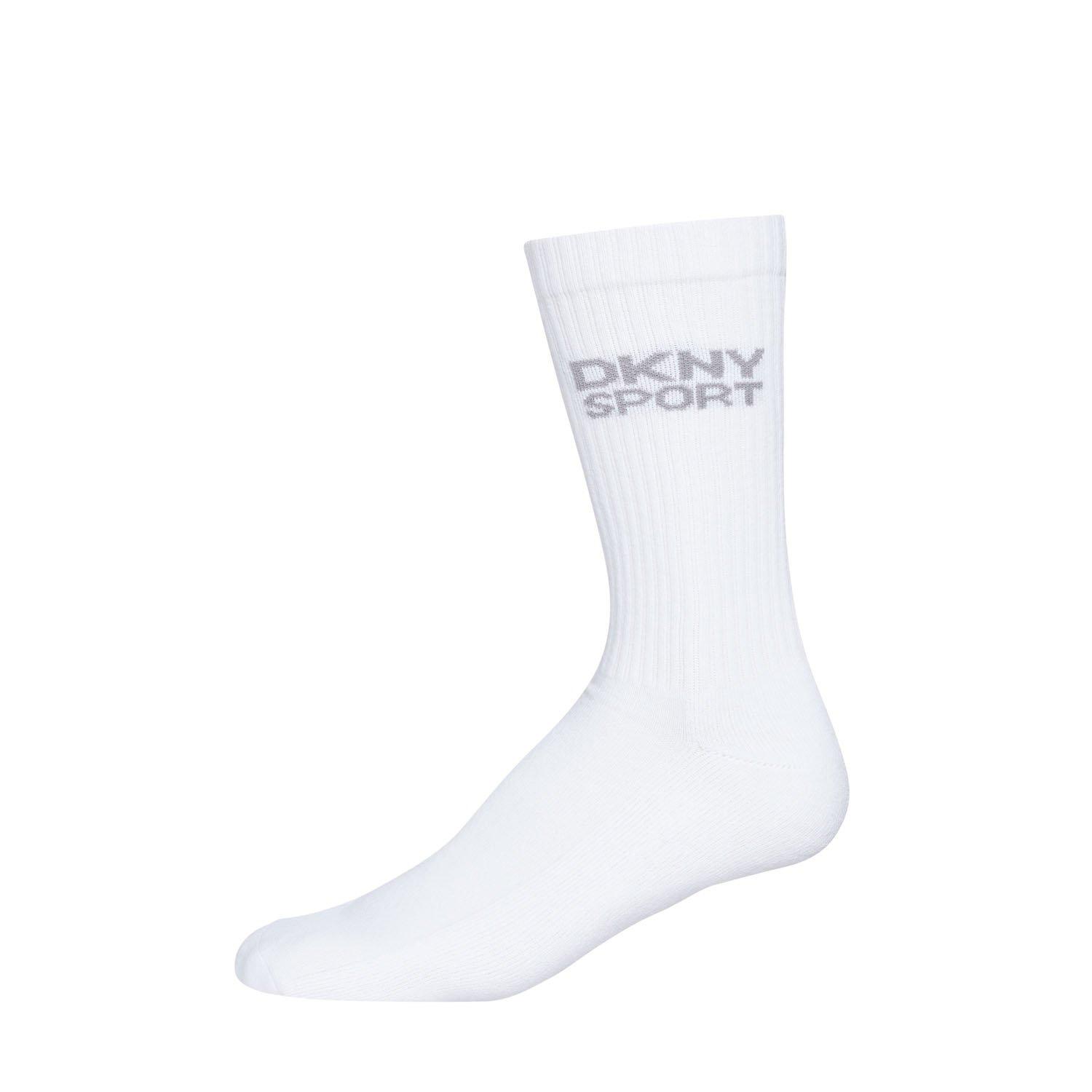 Zwart/Wit/Grijs - DKNY - DKNY 6 pack Mens Sports Socks Radde - 3