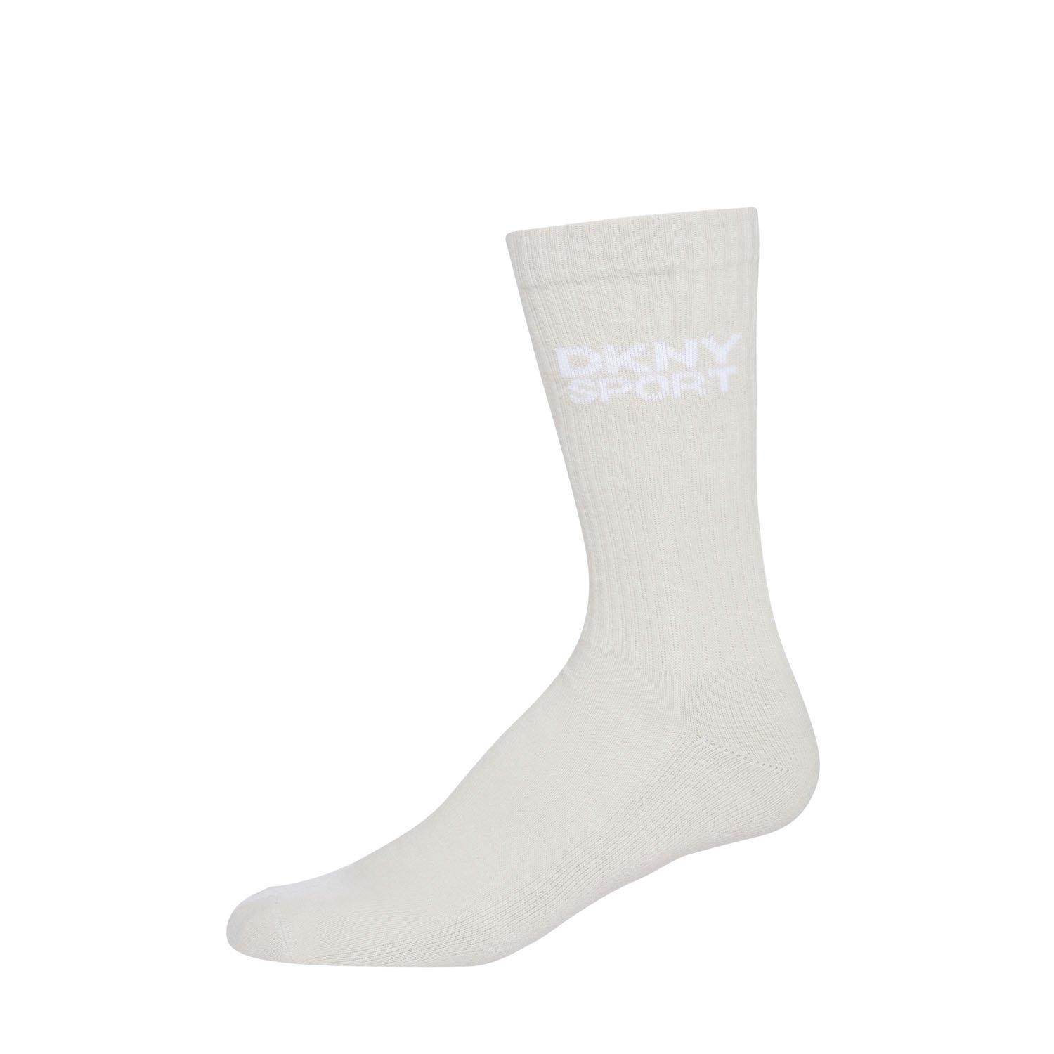 Zwart/Wit/Grijs - DKNY - DKNY 6 pack Mens Sports Socks Radde - 4