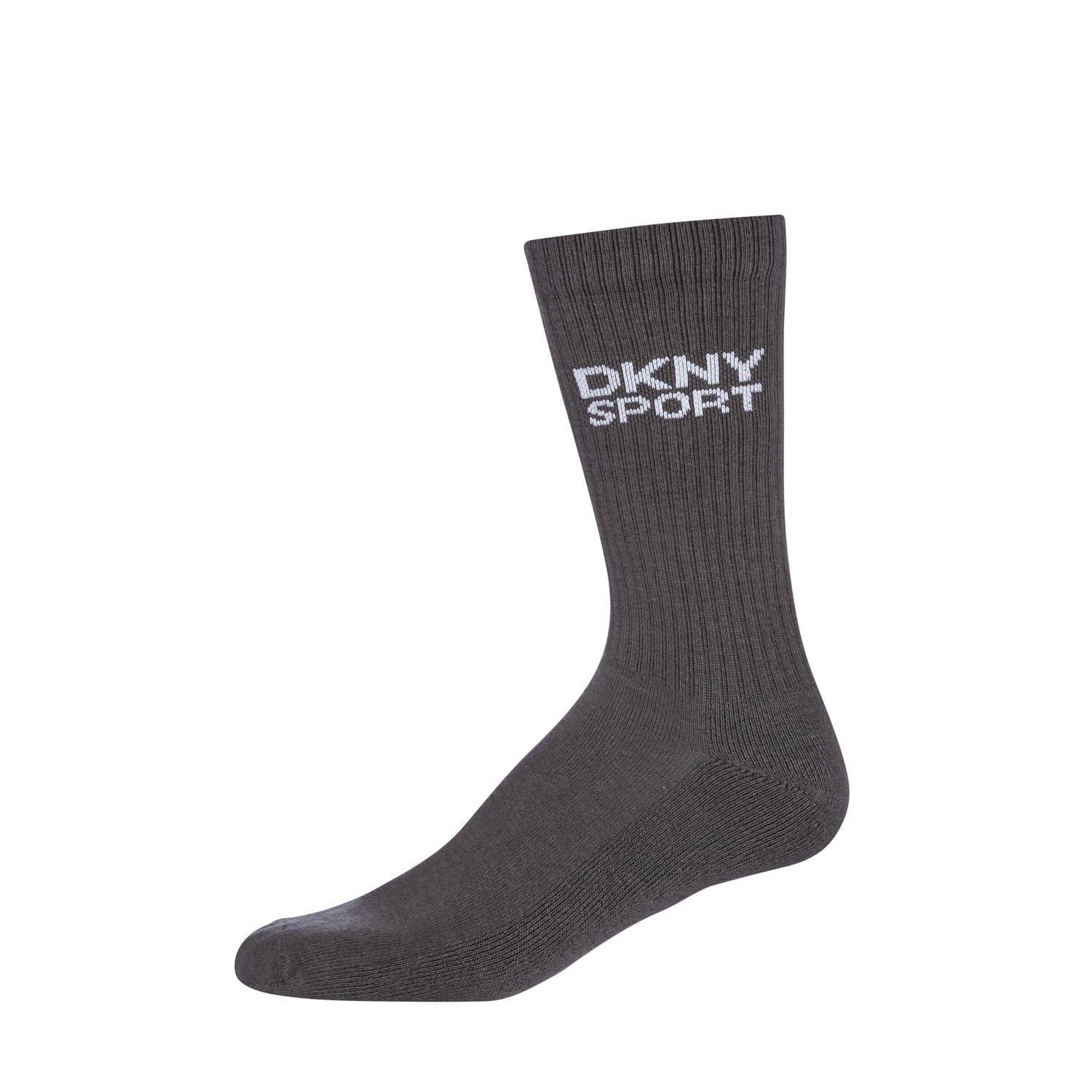 Zwart/Wit/Grijs - DKNY - DKNY 6 pack Mens Sports Socks Radde - 7