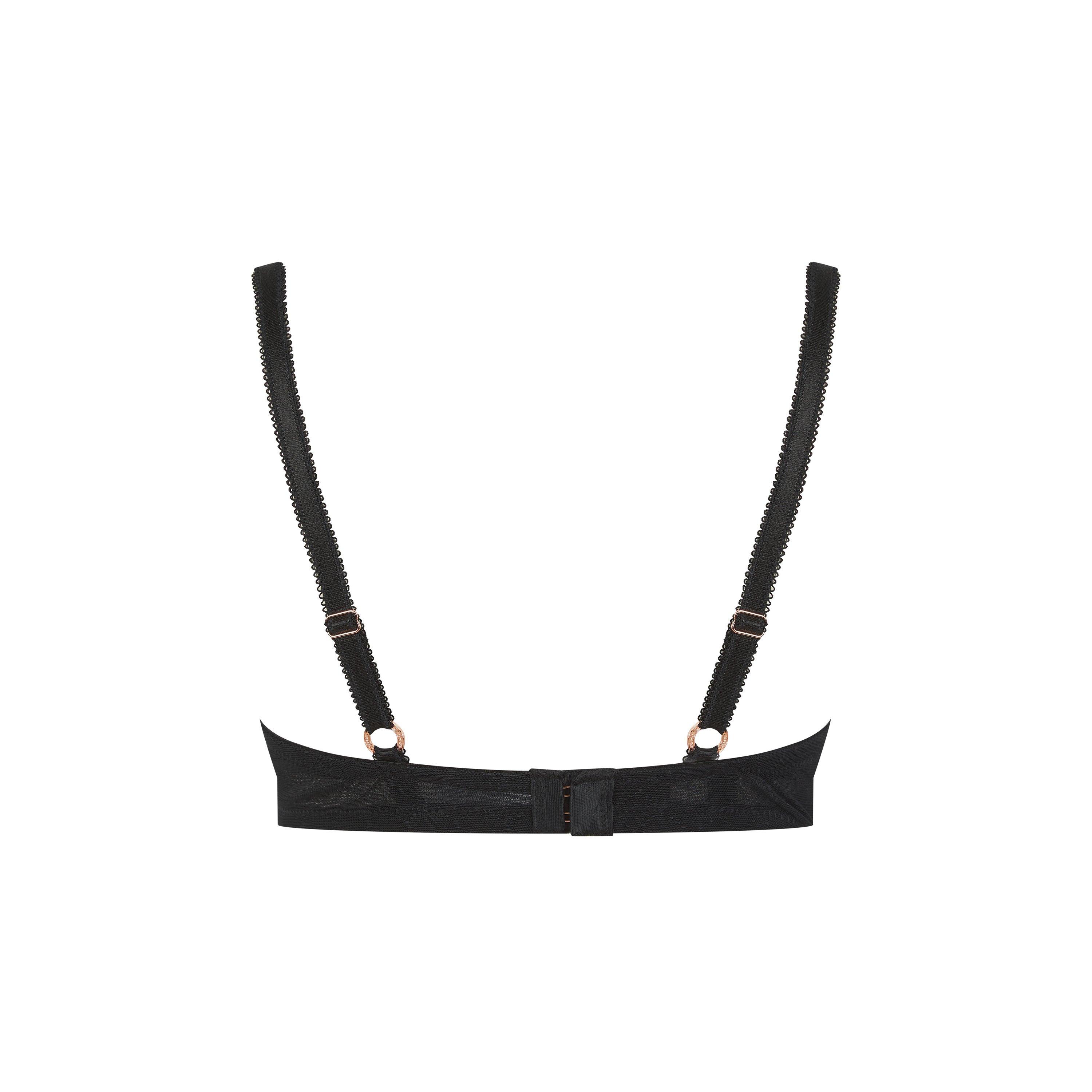 Jet Black - Ted Baker - Women's Bak El Push Up Plunge Bra - 3