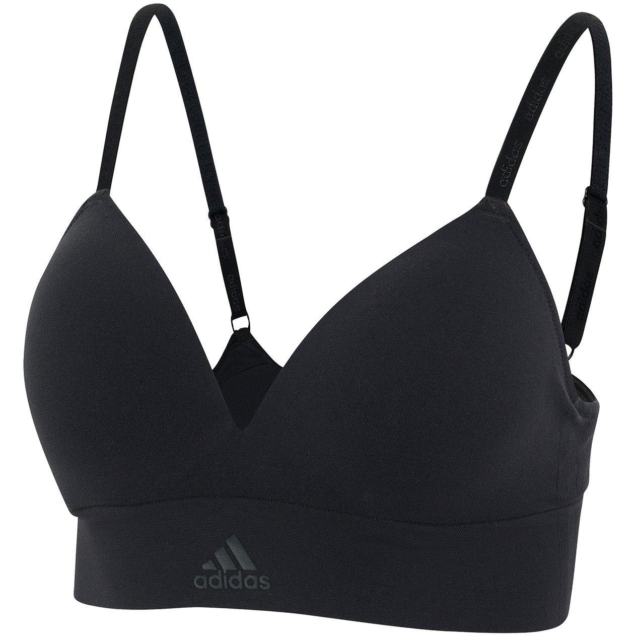 Black - adidas - Active Seamless Micro Stretch Wireless Bra - 1