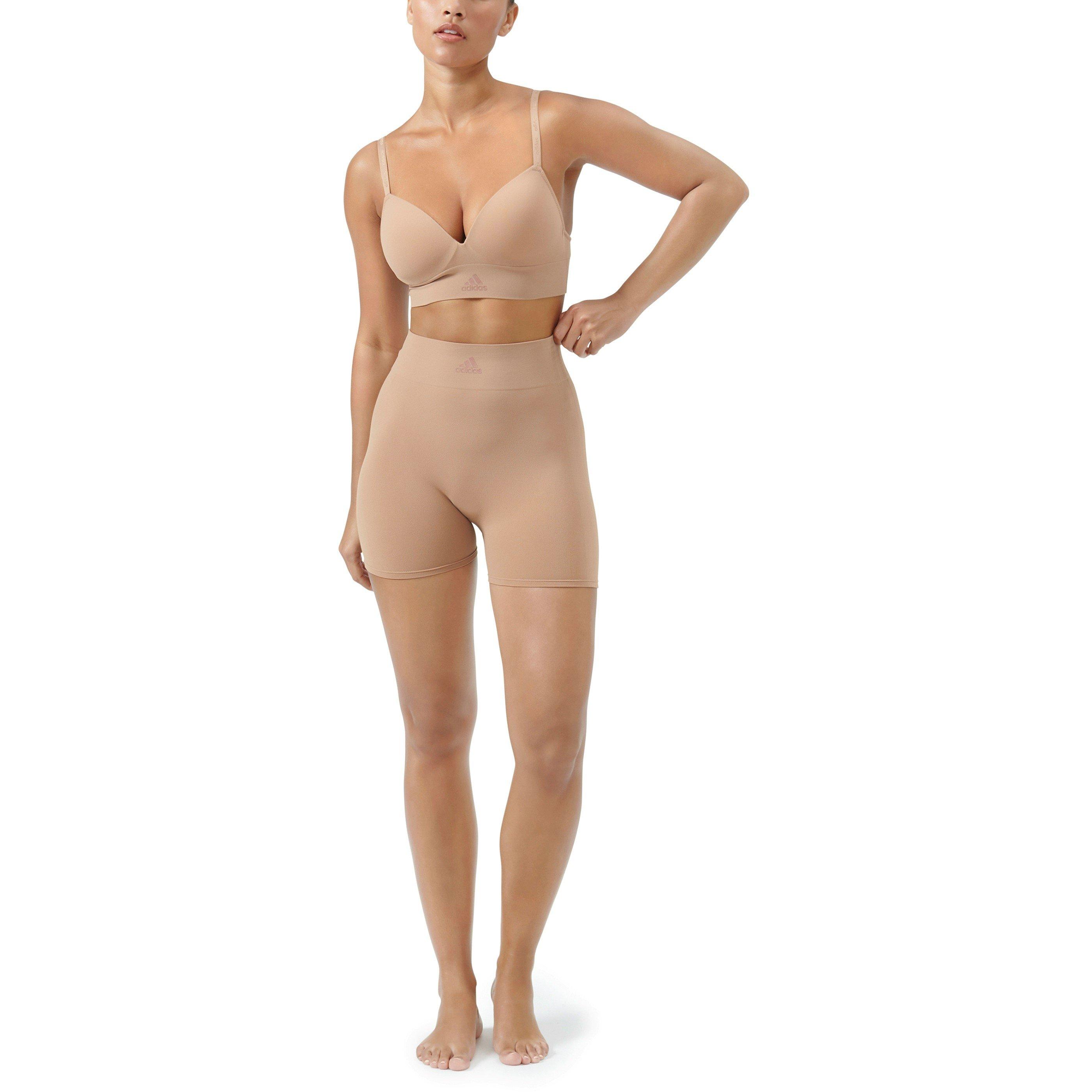 Toasted Almond - adidas - Active Seamless Micro Stretch Wireless Bra - 3