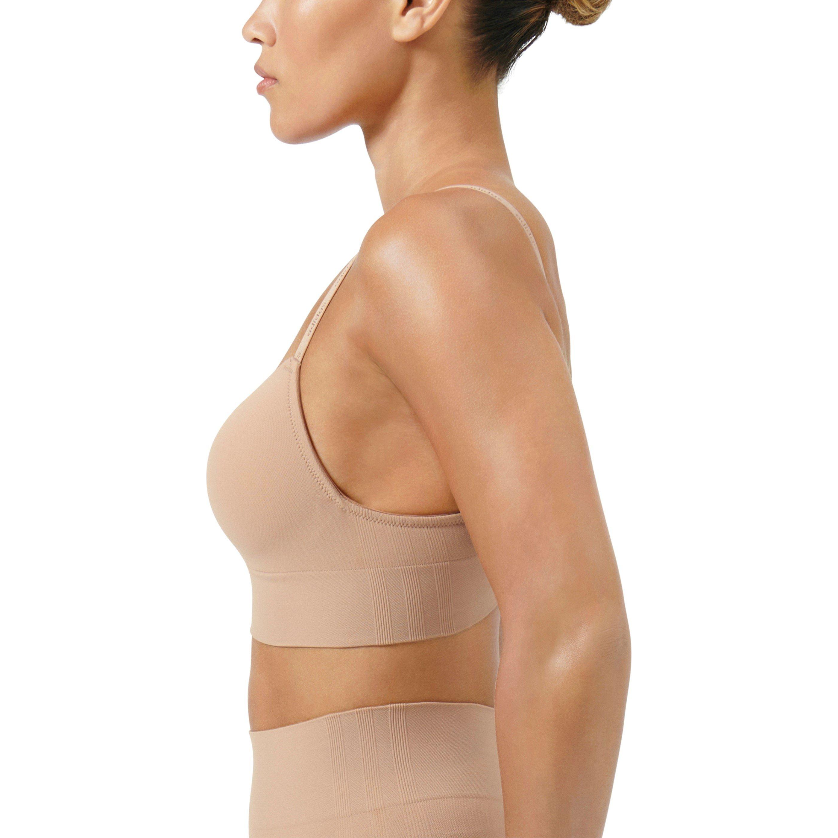 Toasted Almond - adidas - Active Seamless Micro Stretch Wireless Bra - 5