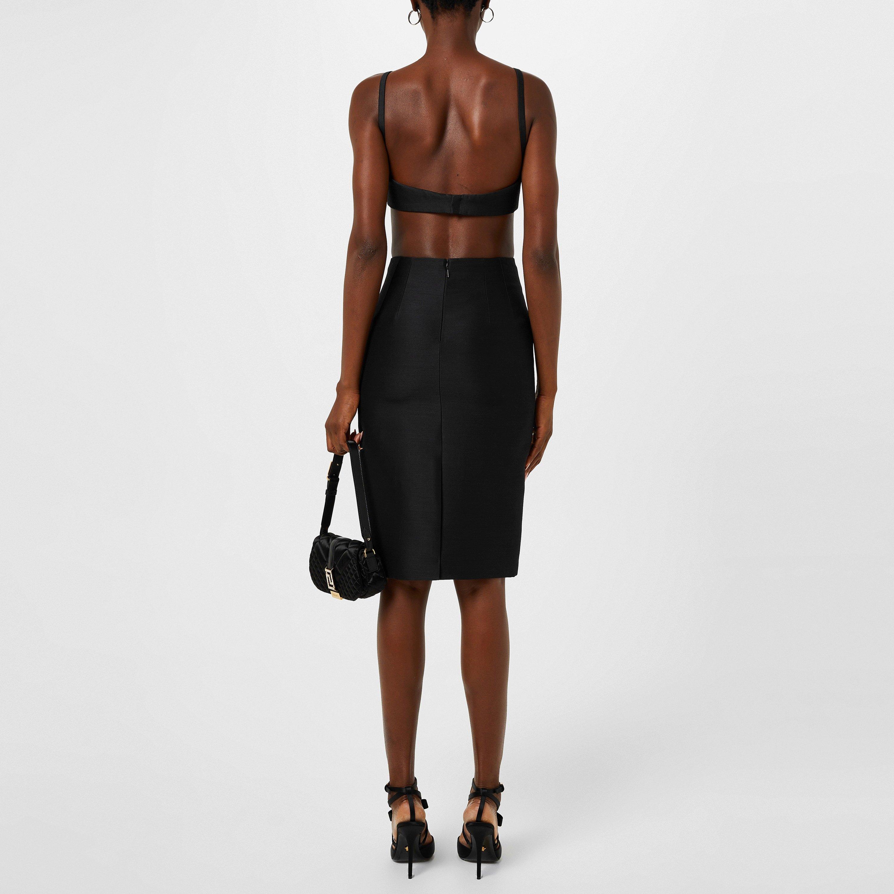 Black - Versace - Sculpted Bralette - 3