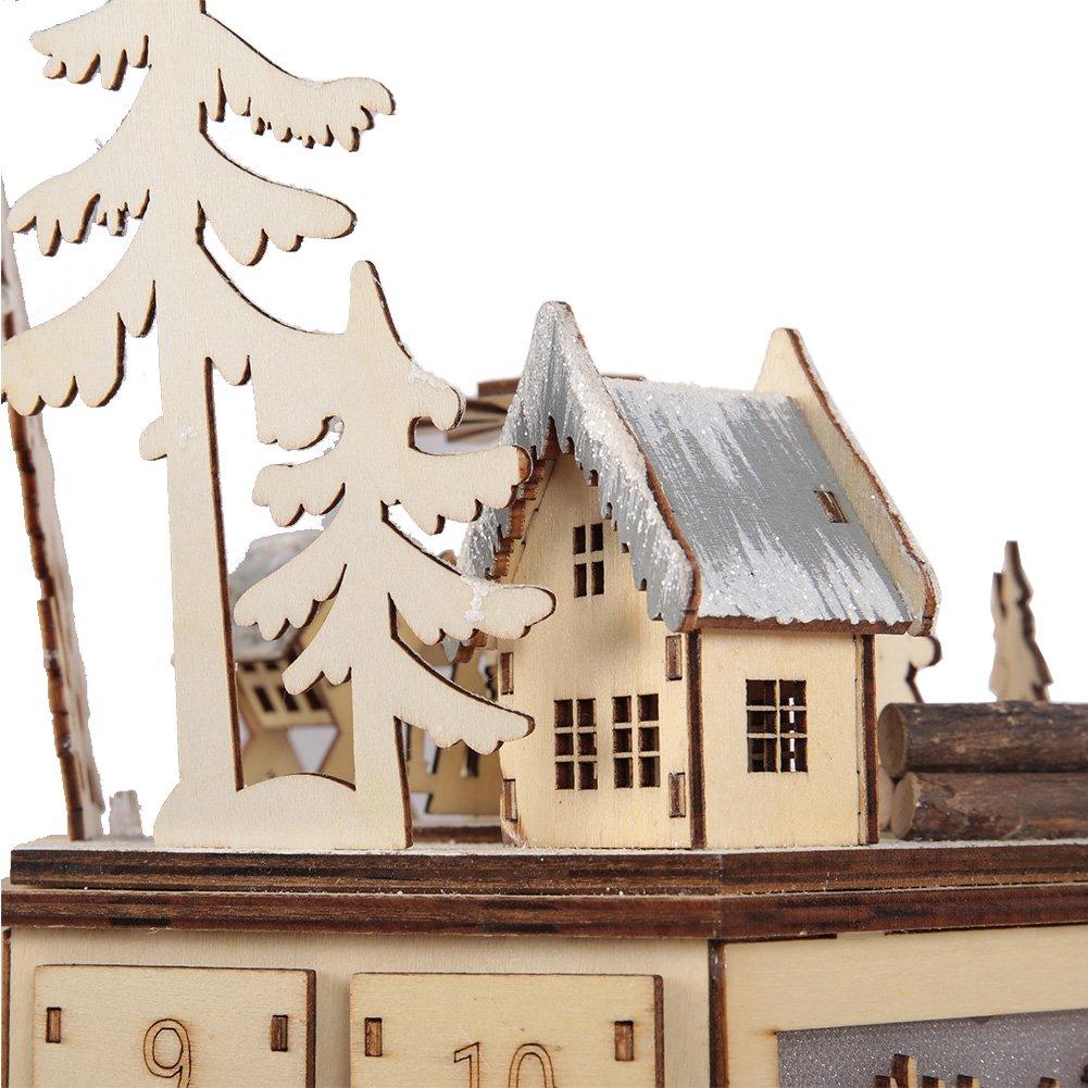 Beige - LIFE IDEAS - LED Musical Advent Calendar - 11