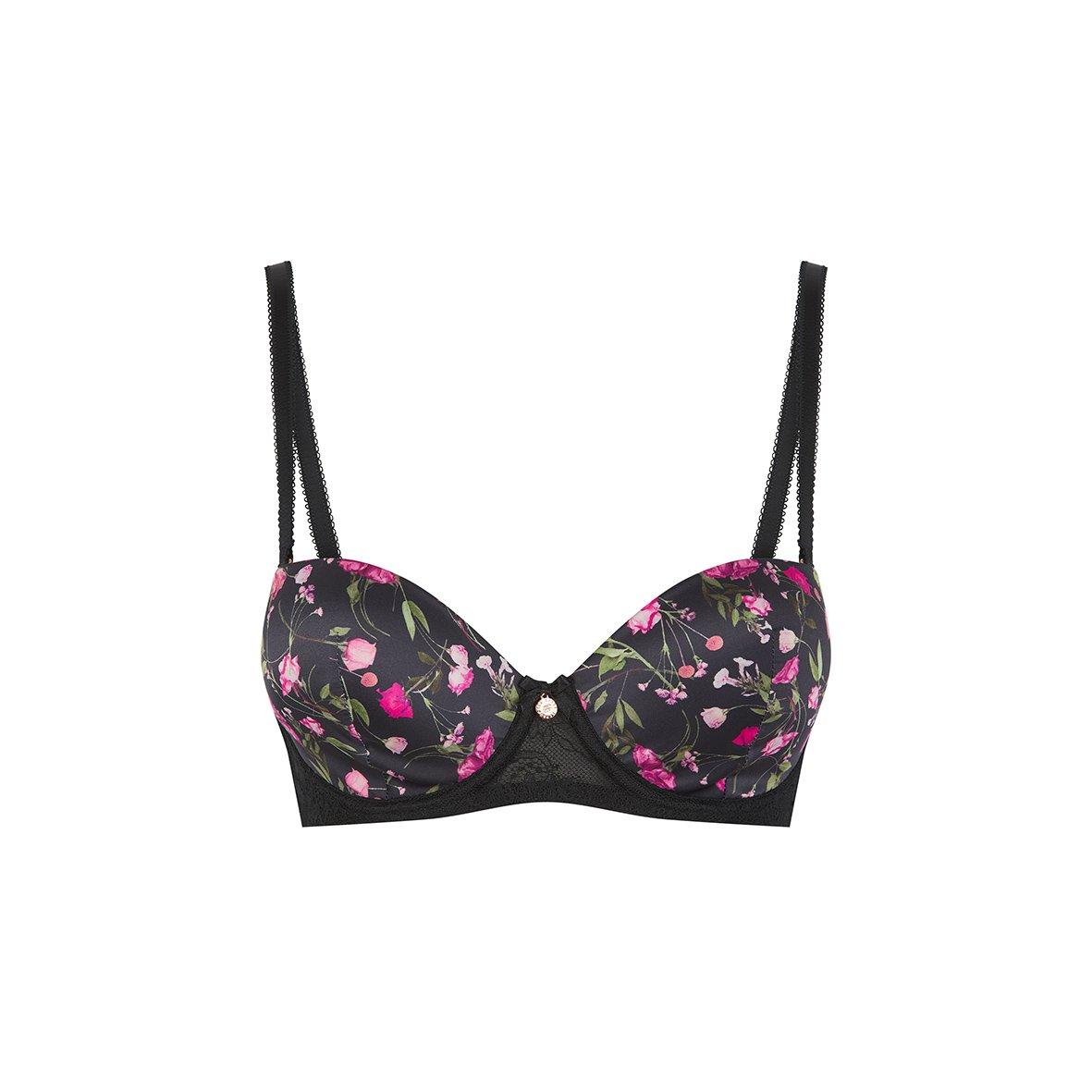 Black Floral - Ted Baker - Women's Multiway Bra - 1