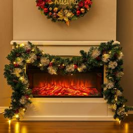 LIFE IDEAS 270cm LED Christmas Garland Decoration