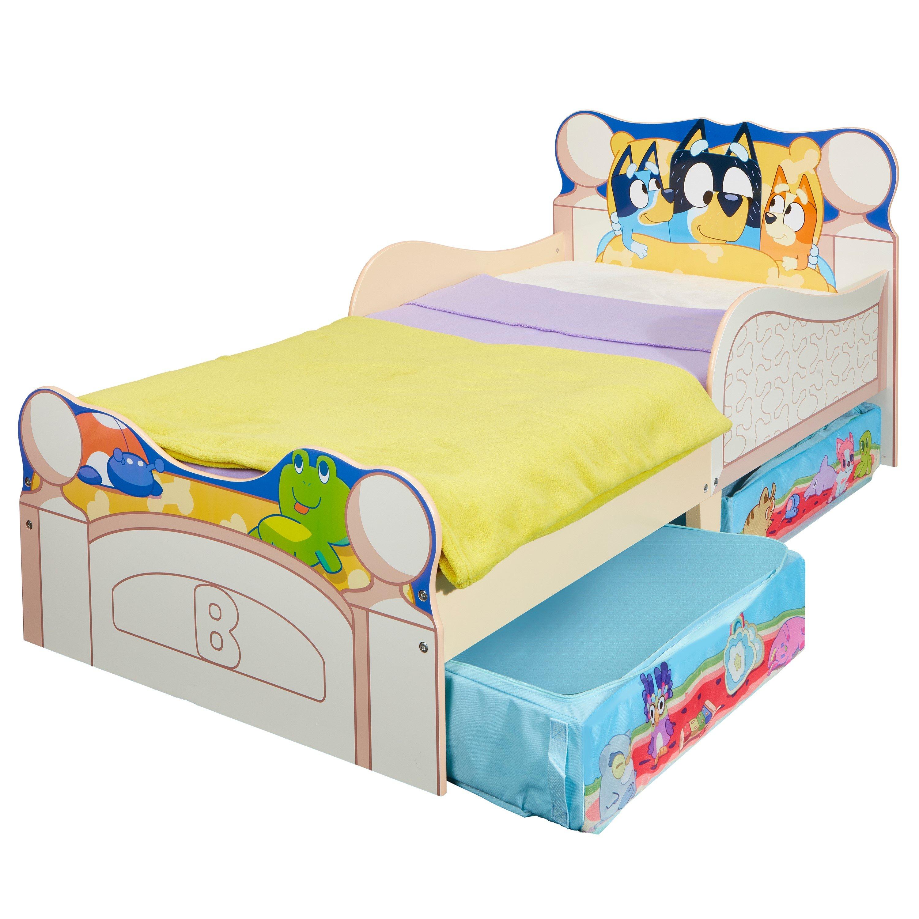 Multi - Bluey - Bluey Bedtime Toddler Bed with Storage - 3