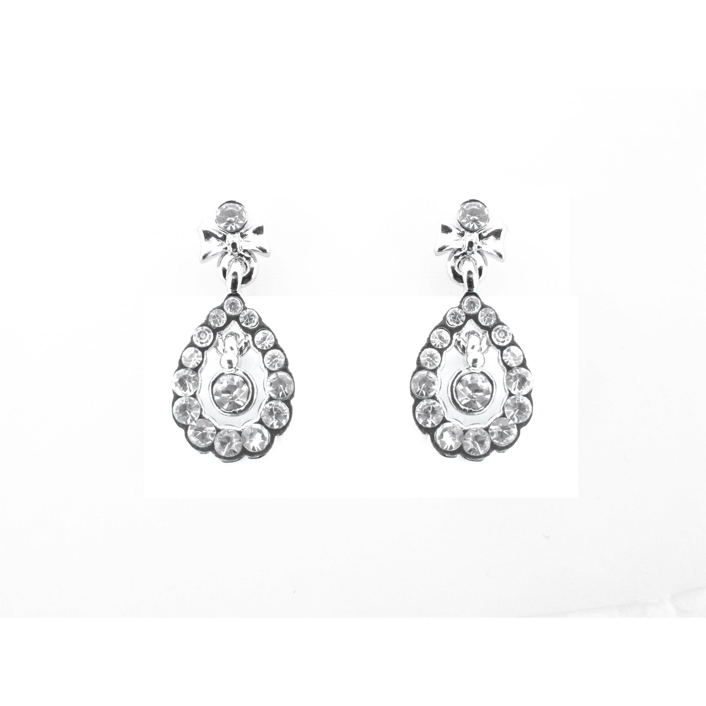 Silver - Espree - Elite Fashion Dropper Earrings