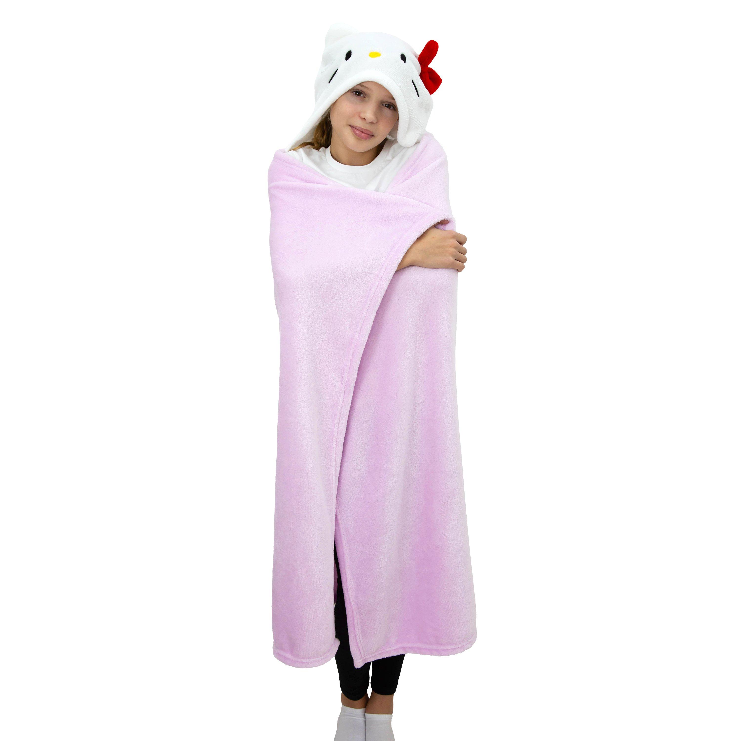 Multi - Hello Kitty - Hooded Fleece Blanket - 1