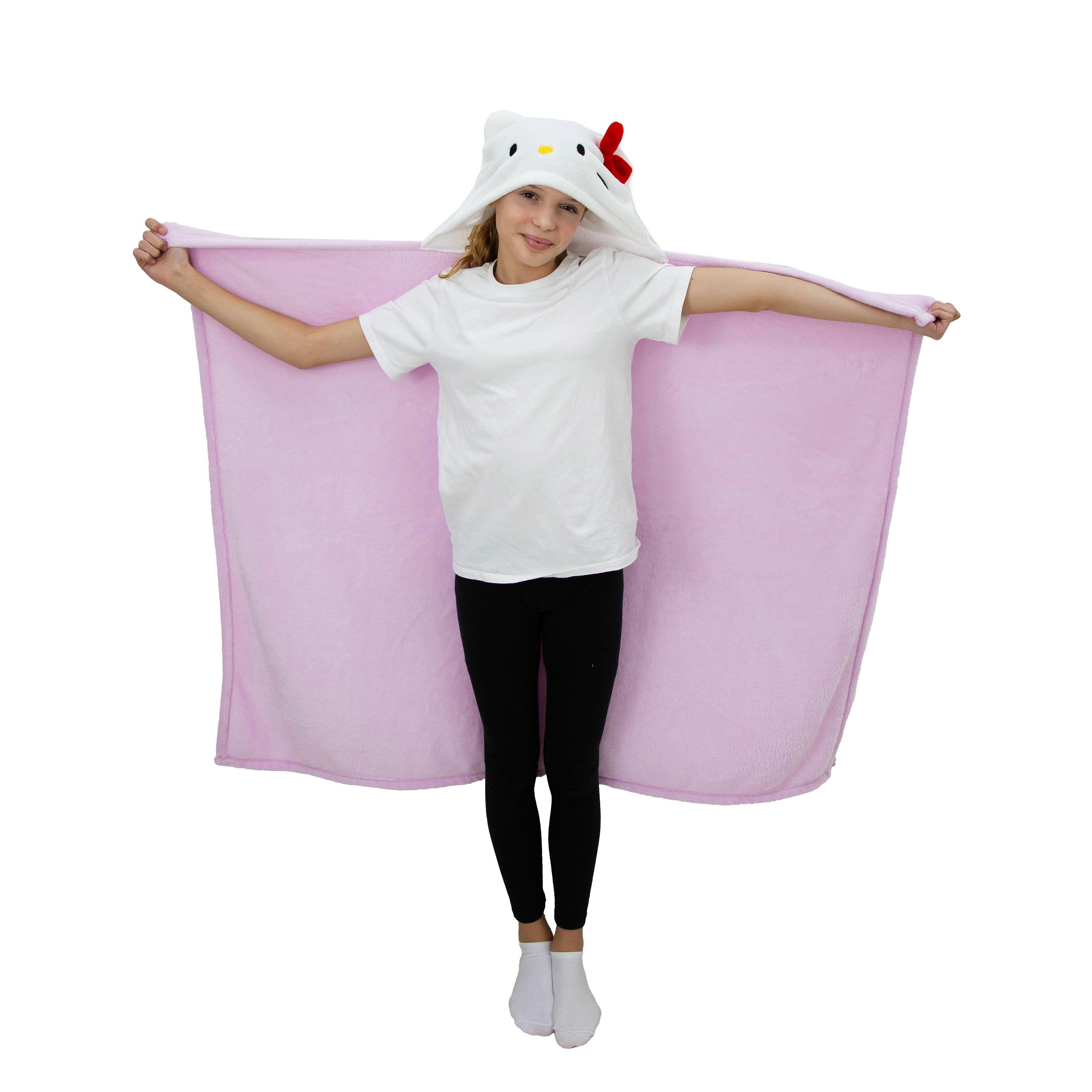 Multi - Hello Kitty - Hooded Fleece Blanket - 3