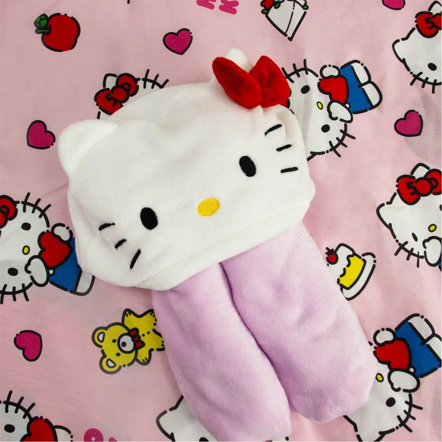 Multi - Hello Kitty - Hooded Fleece Blanket - 6
