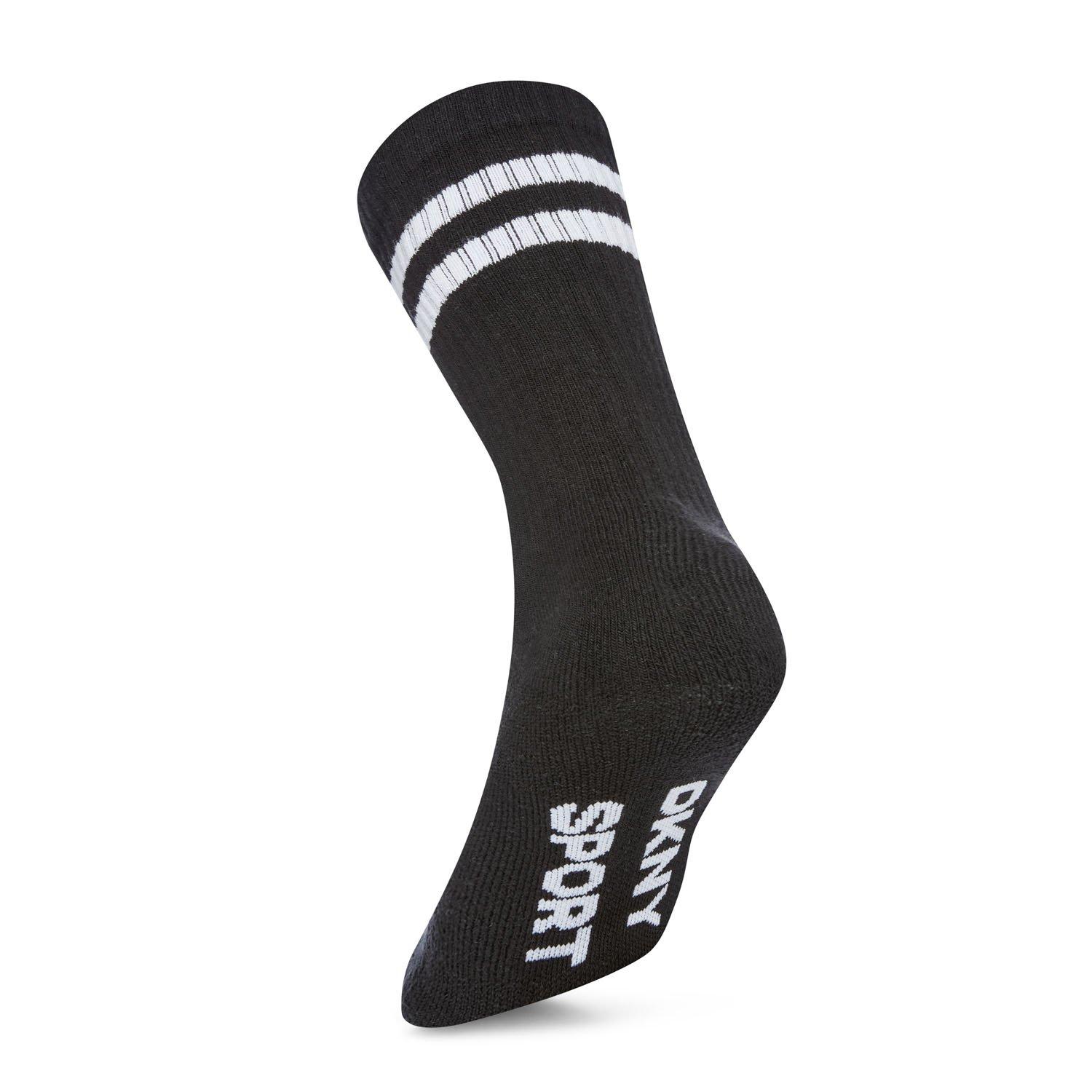 Zwart - DKNY - 3 pack Mens Sport Socks Lott - 4