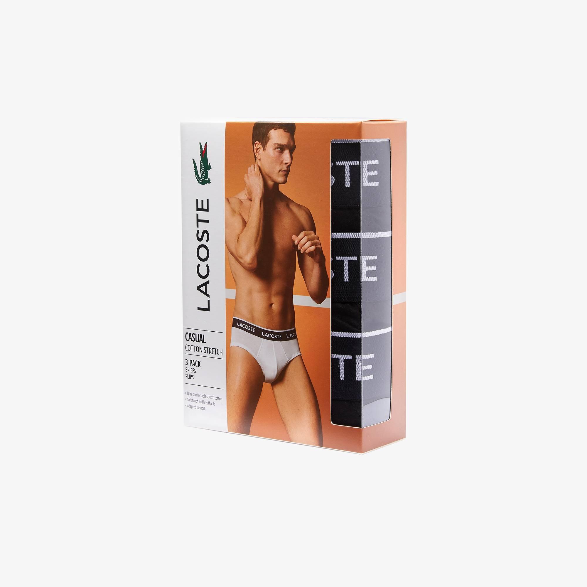 Preto - Lacoste - 3 Pack Briefs - 4