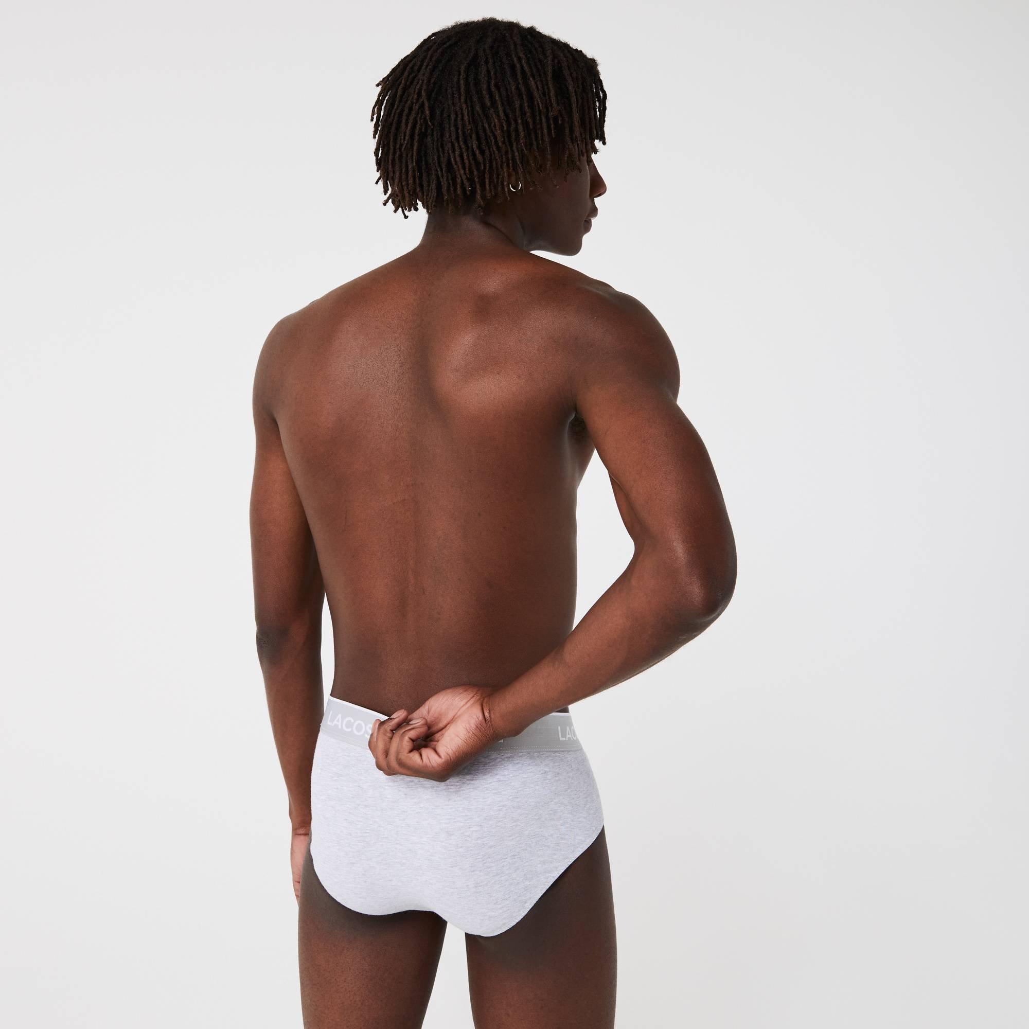 Crno/Bijelo/Sivo - Lacoste - 3 Pack Briefs - 2