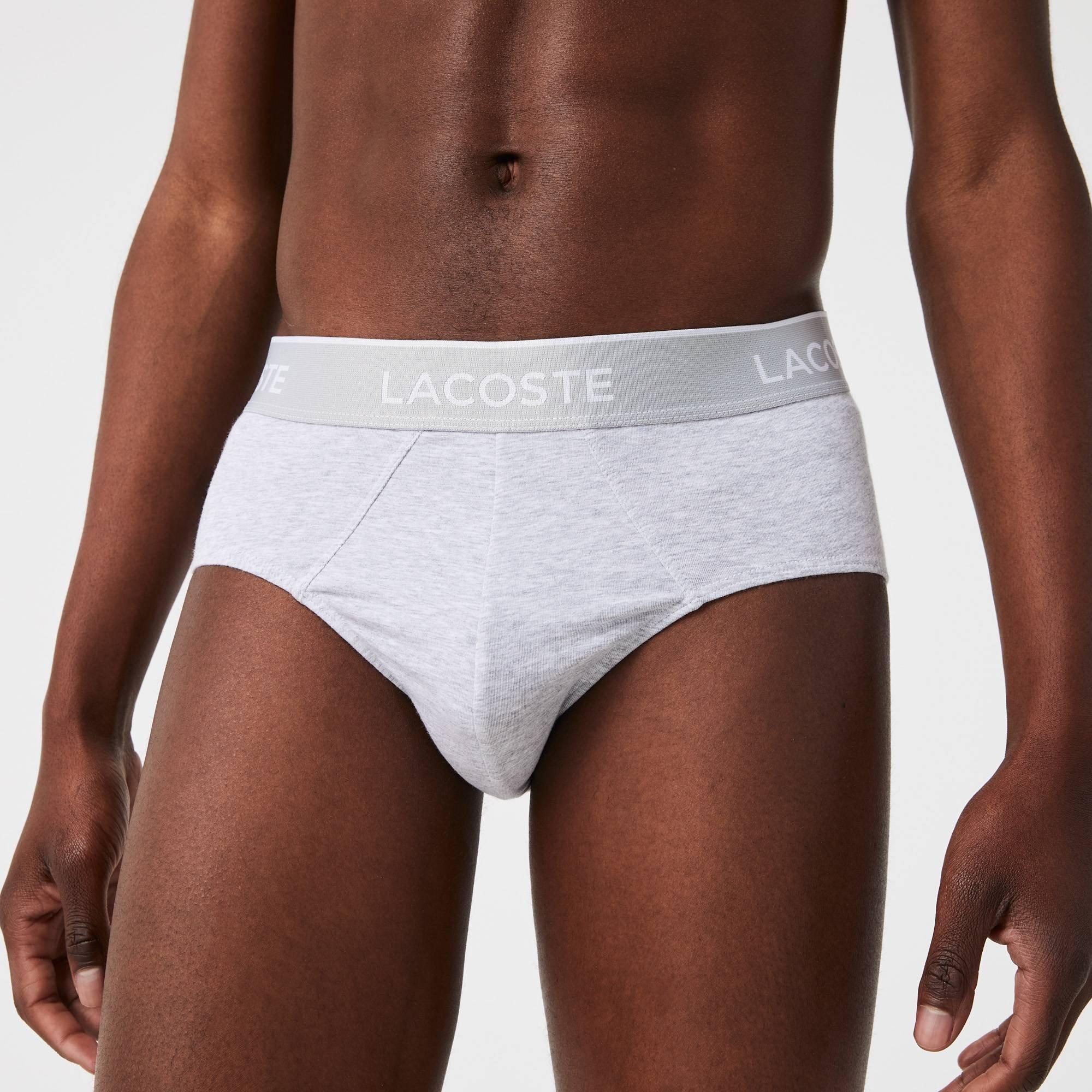 Crno/Bijelo/Sivo - Lacoste - 3 Pack Briefs - 5