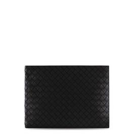 Bottega Veneta Intrecciato Half Zip Pouch