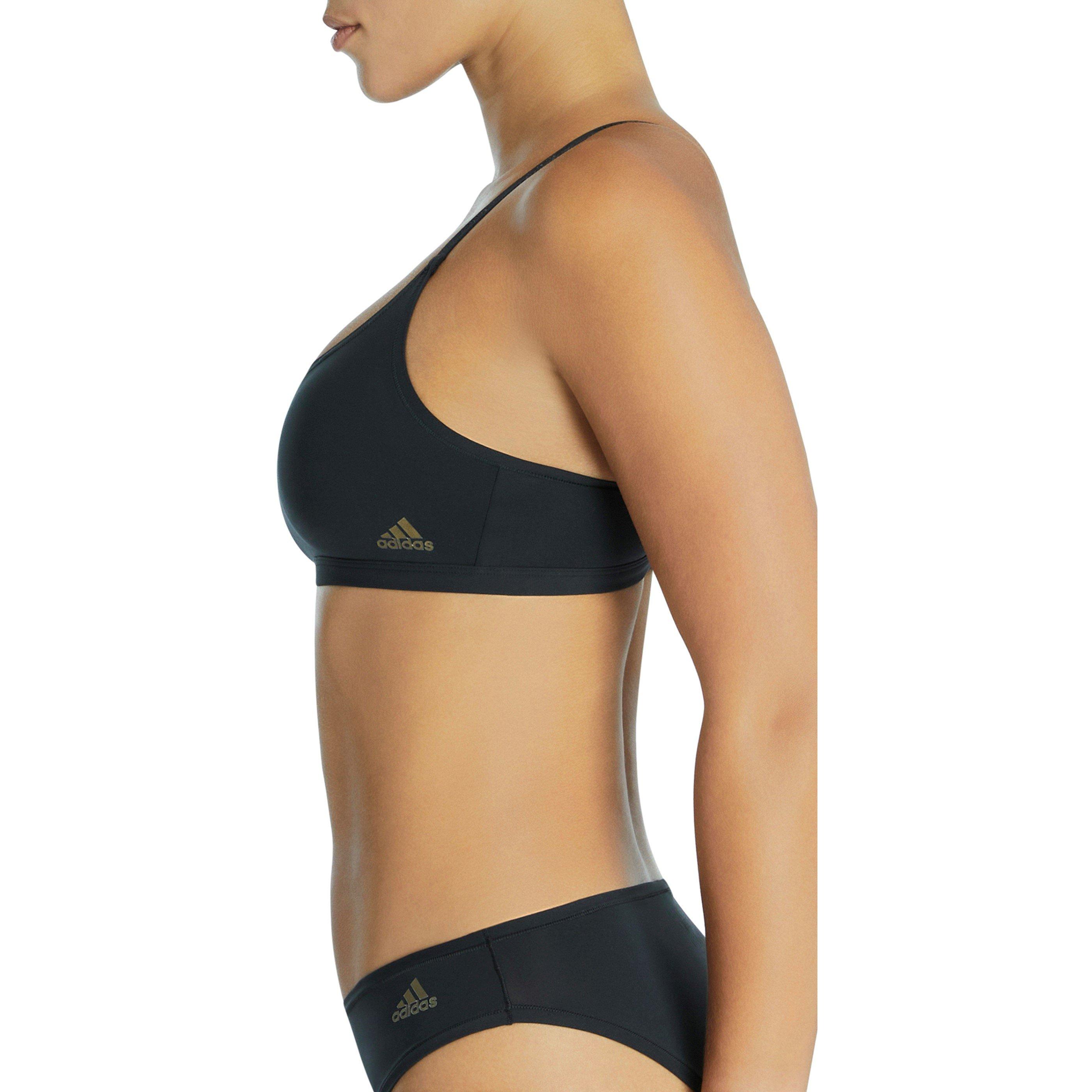 Black - adidas - Scoop Bralette - 4