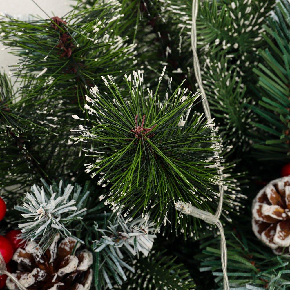 Green - LIFE IDEAS - LED Christmas Mantel Swag - 7