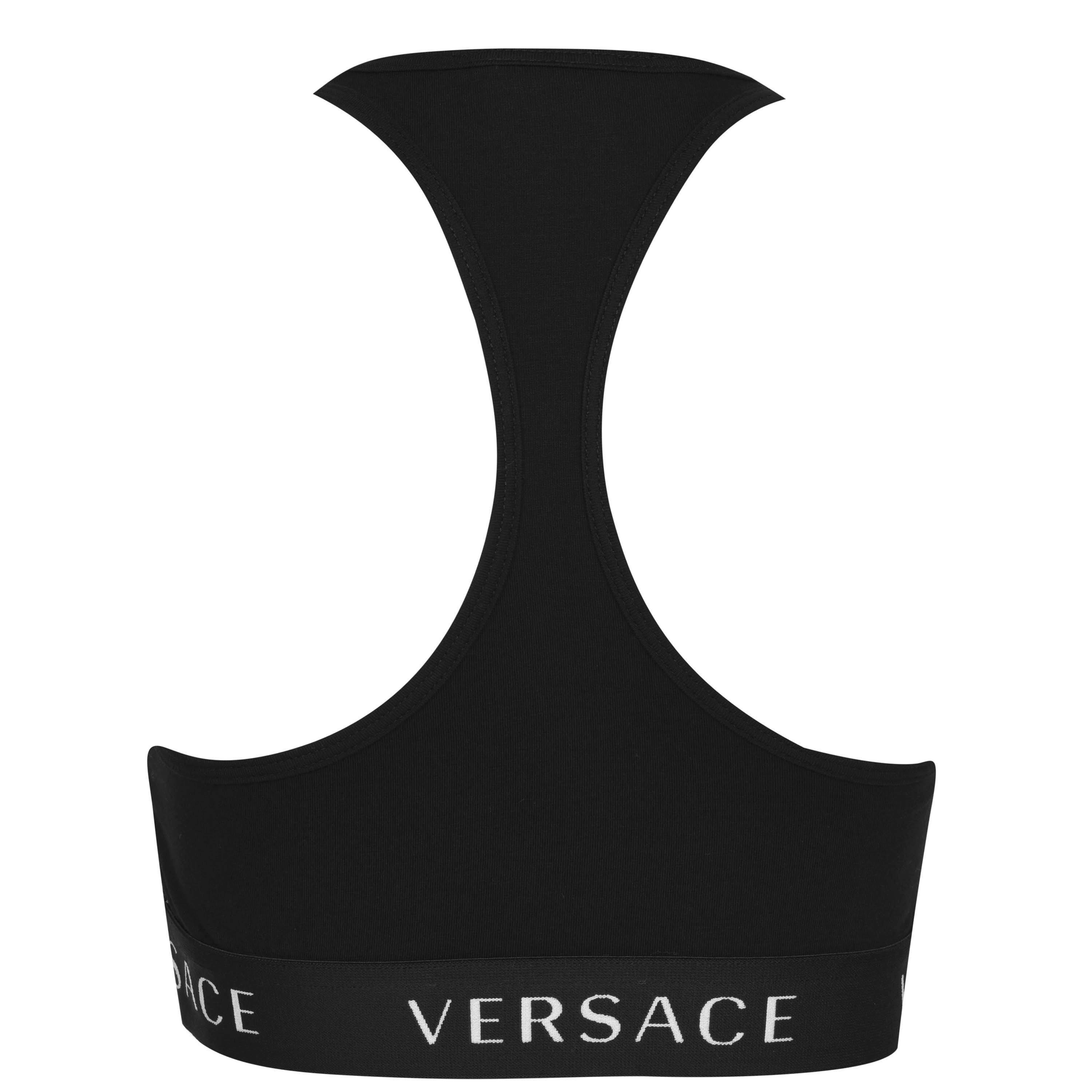 Black A1008 - Versace Essentials - Sports Bra - 5