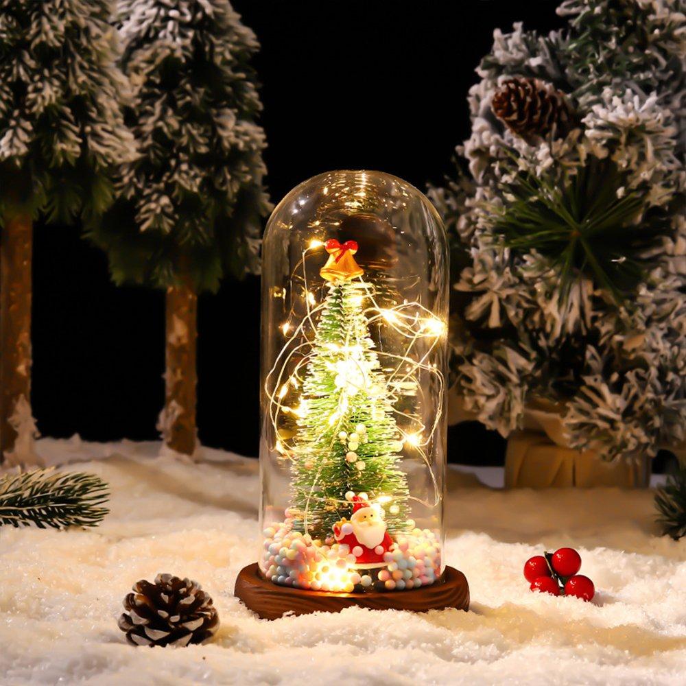 Multi - LIFE IDEAS - LED Glass Dome Christmas Tree - 1