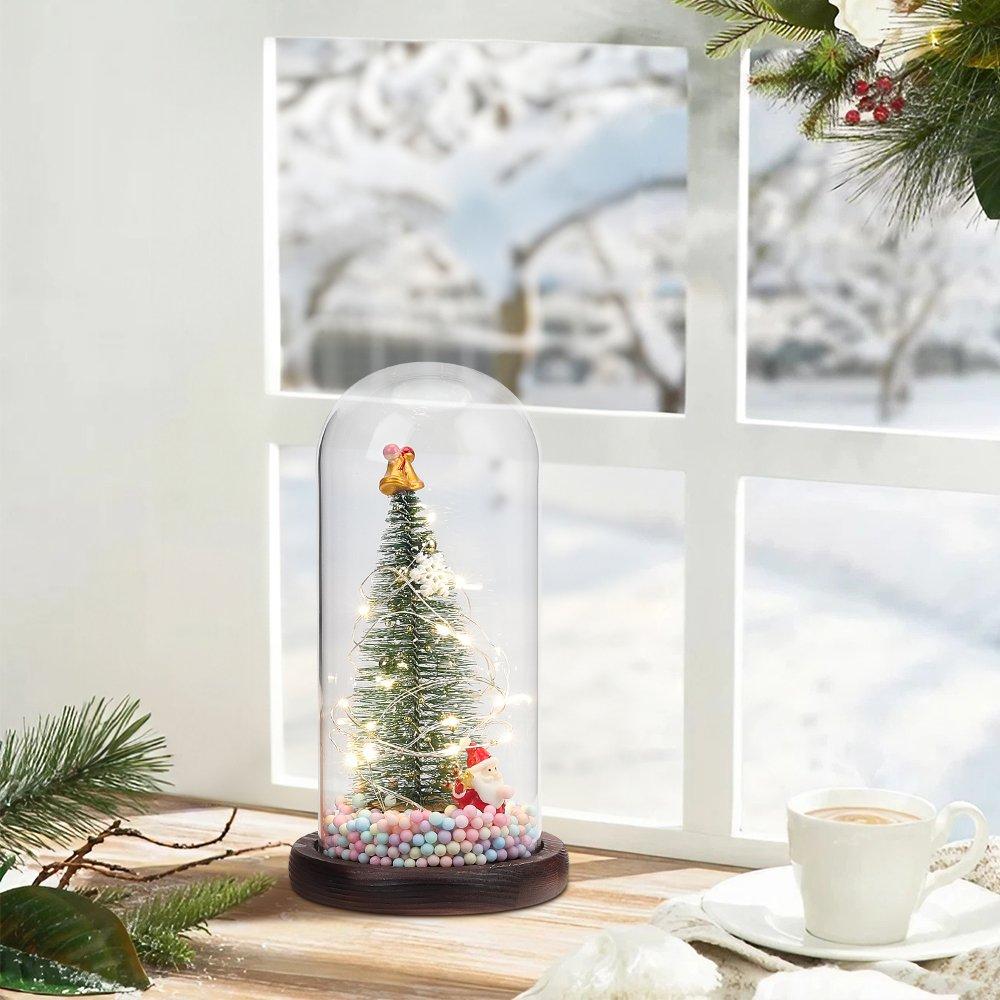 Multi - LIFE IDEAS - LED Glass Dome Christmas Tree - 2