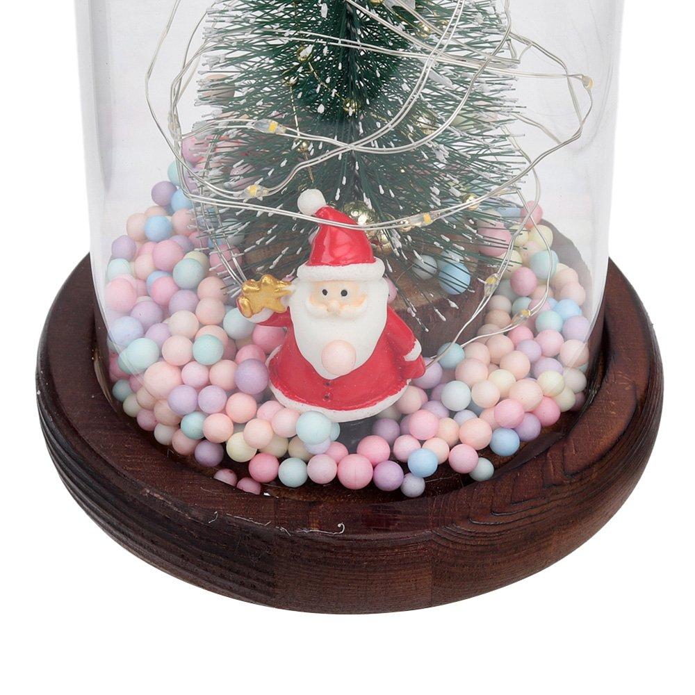 Multi - LIFE IDEAS - LED Glass Dome Christmas Tree - 11