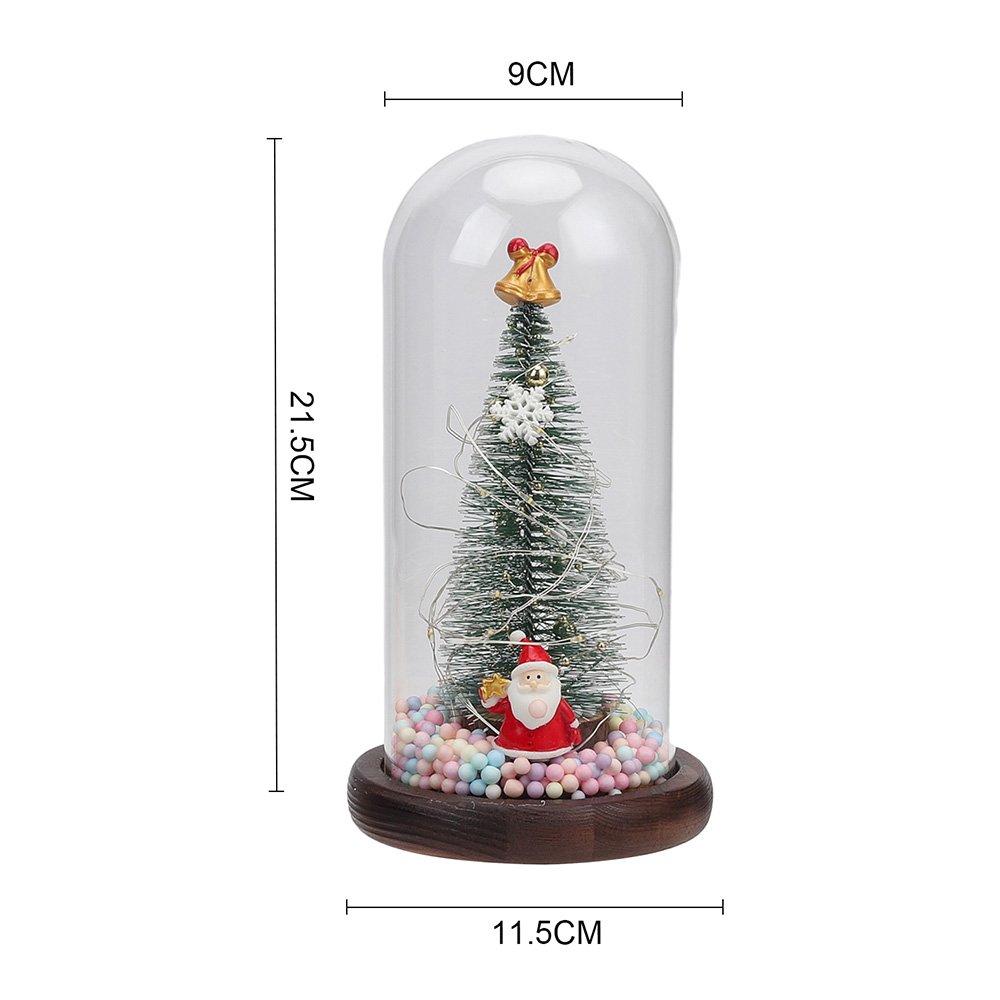 Multi - LIFE IDEAS - LED Glass Dome Christmas Tree - 3